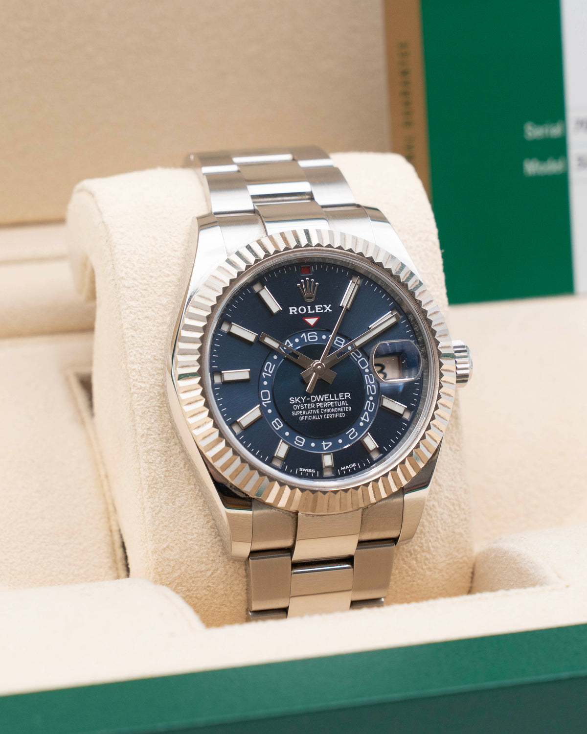 Rolex Skydweller 42mm 326934 Oyster Blue Dial 2019