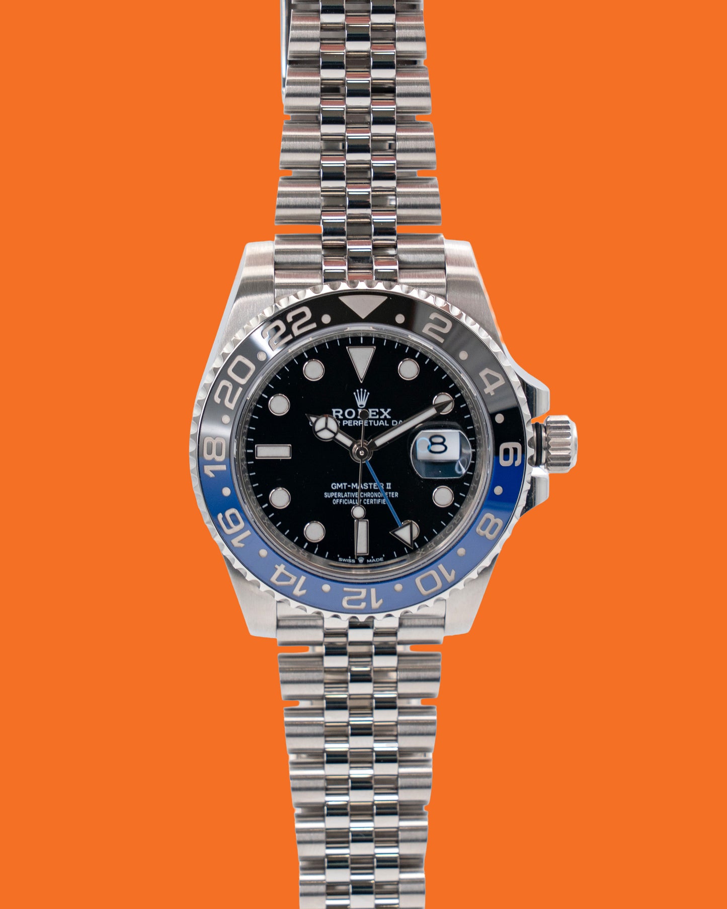 Rolex GMT Master II 40mm 126710BLNR Batgirl On Jubilee 2023