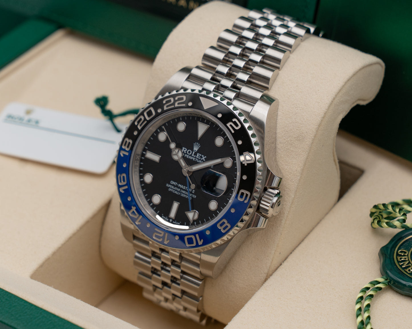 Rolex GMT Master II 40mm 126710BLNR Batgirl On Jubilee 2023
