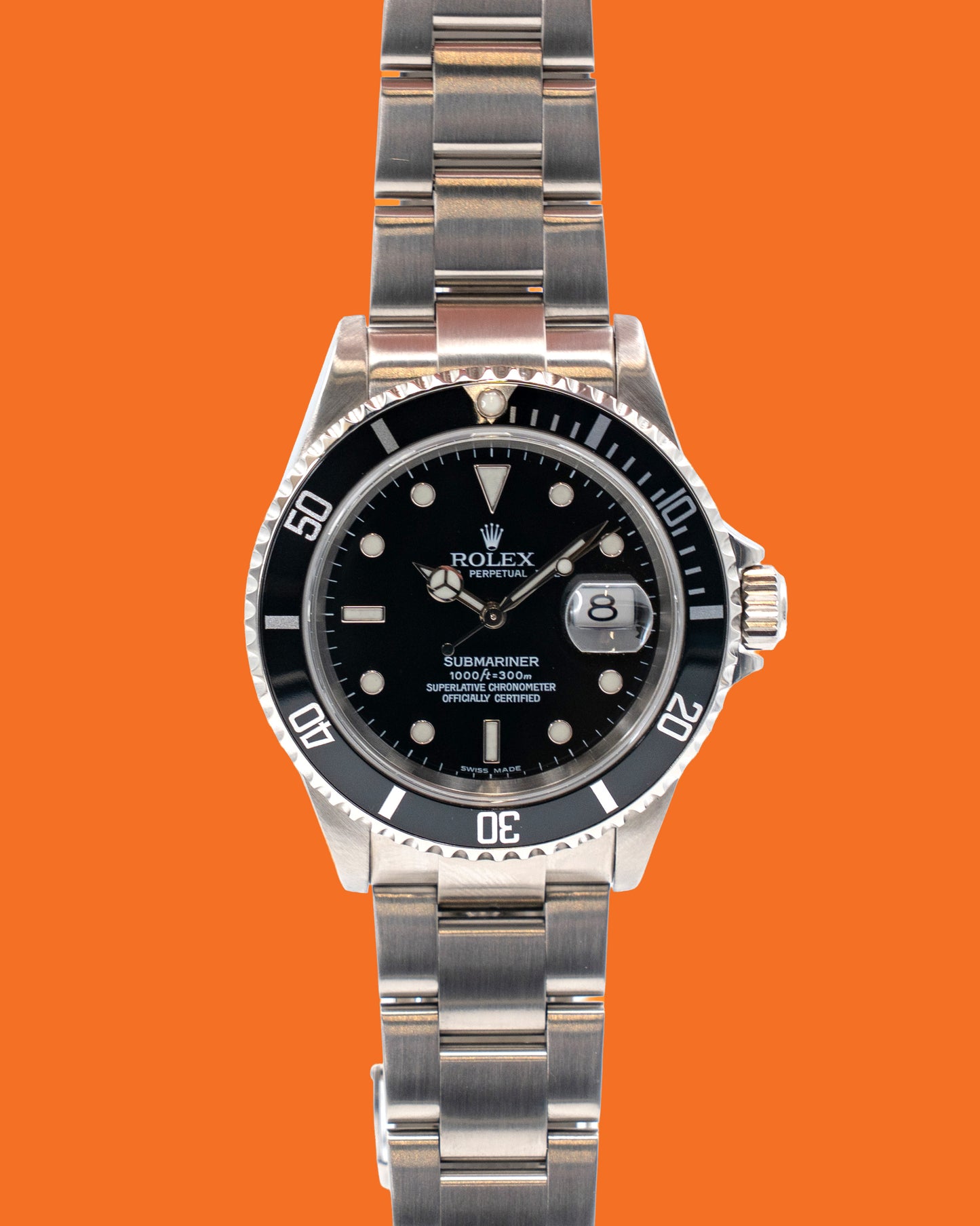Rolex Submariner 40mm 16610 Black Dial 2004