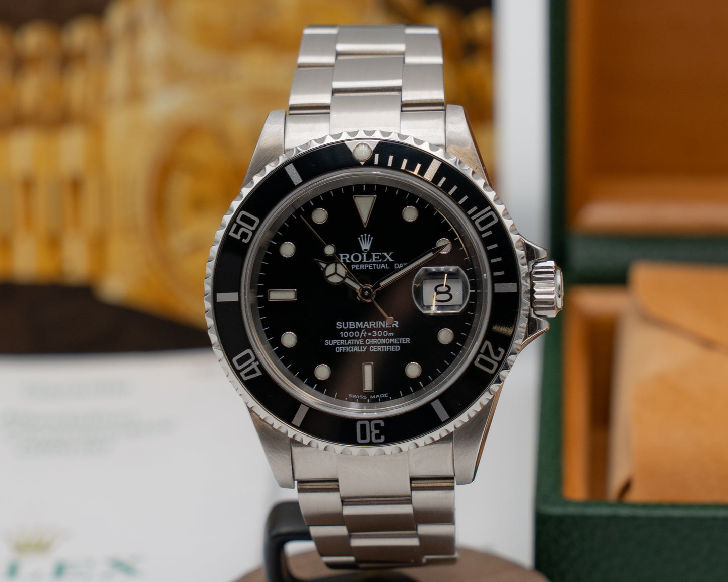 Rolex Submariner 40mm 16610 Black Dial 2004
