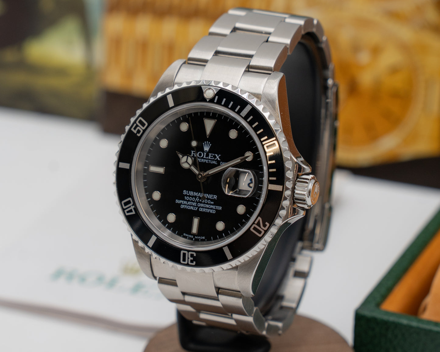 Rolex Submariner 40mm 16610 Black Dial 2004