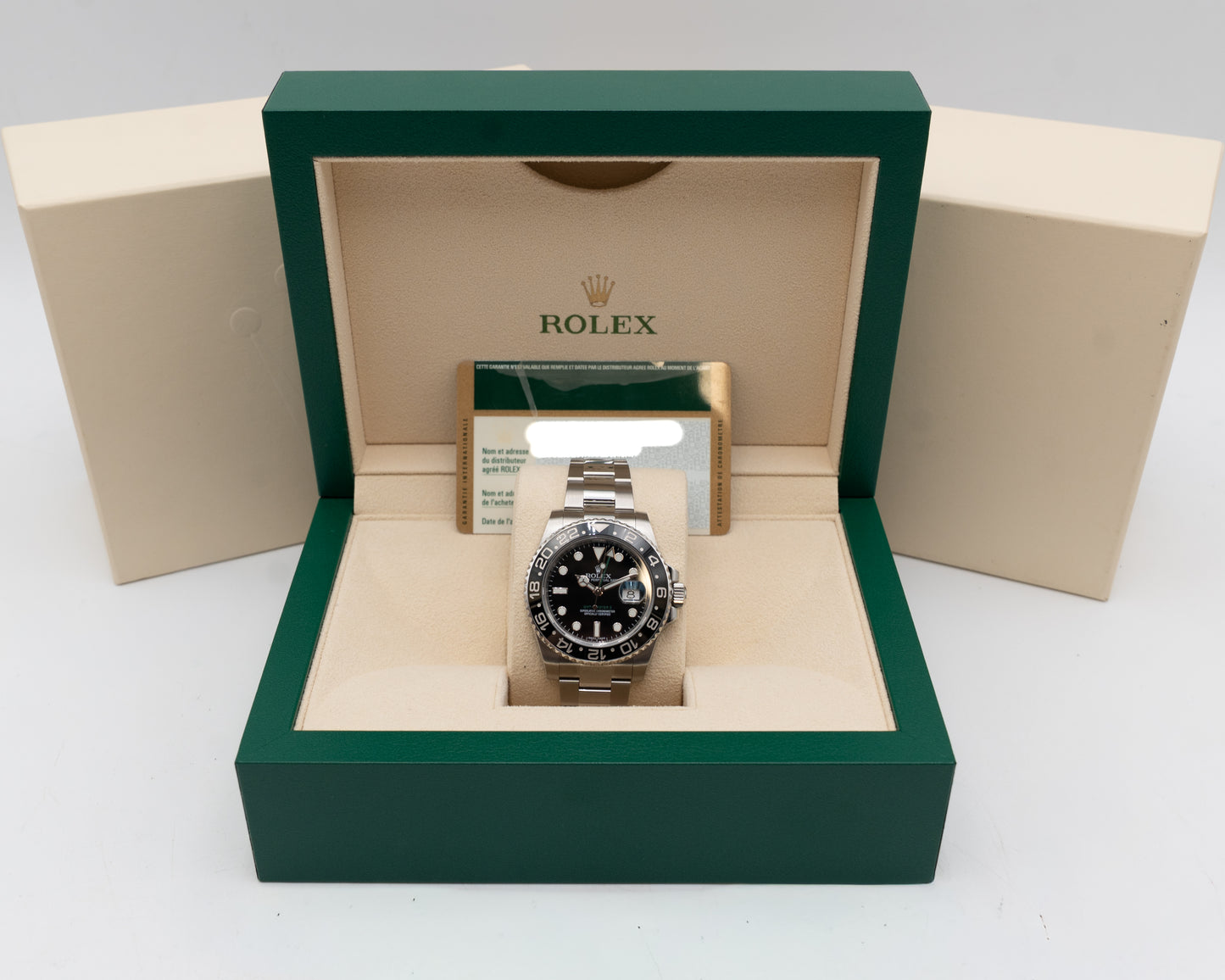 Rolex GMT Master II 40mm 116710 Green Arrow 2014