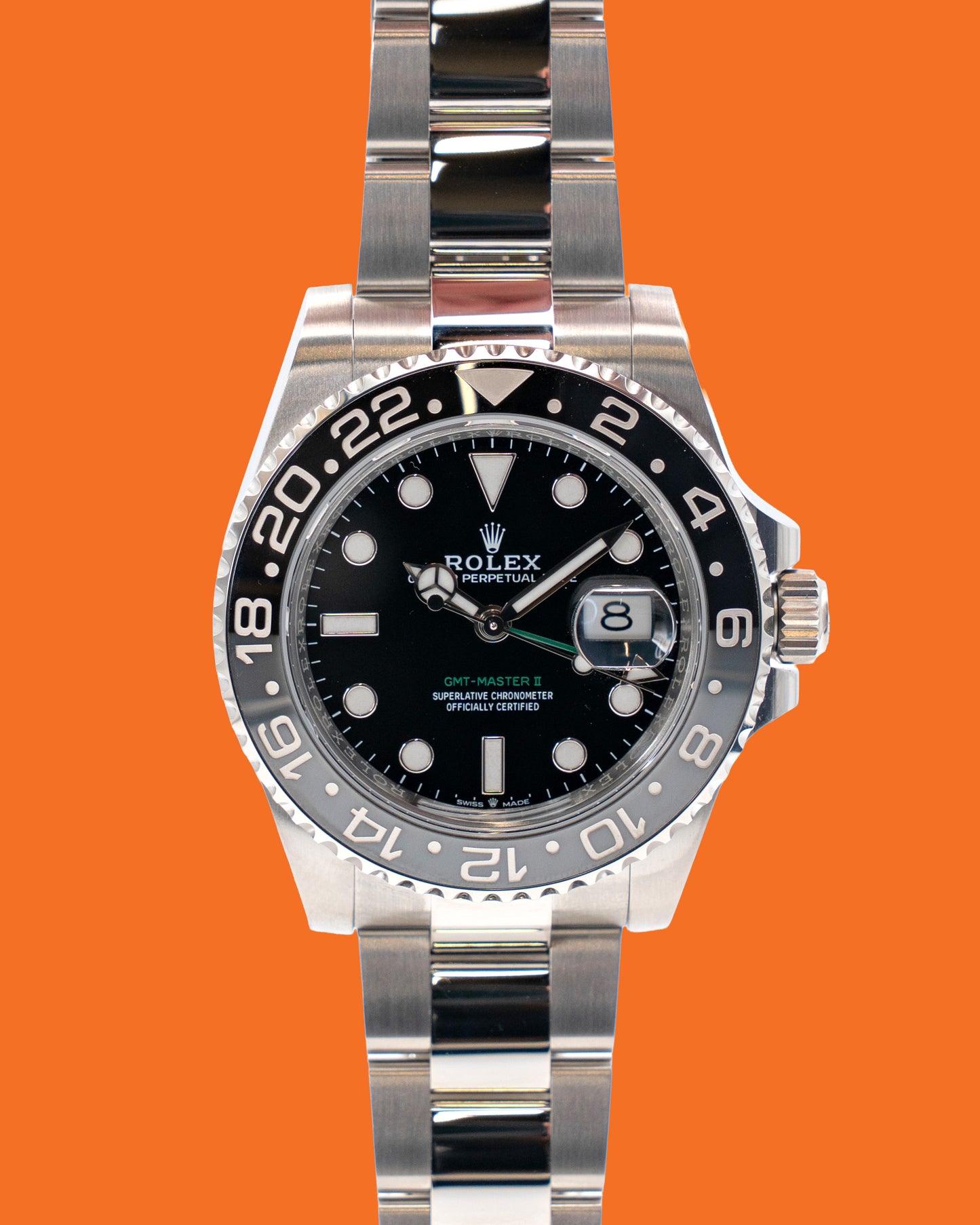 Rolex GMT Master II 40mm 126710GRNR Bruce Wayne on Oyster 2026