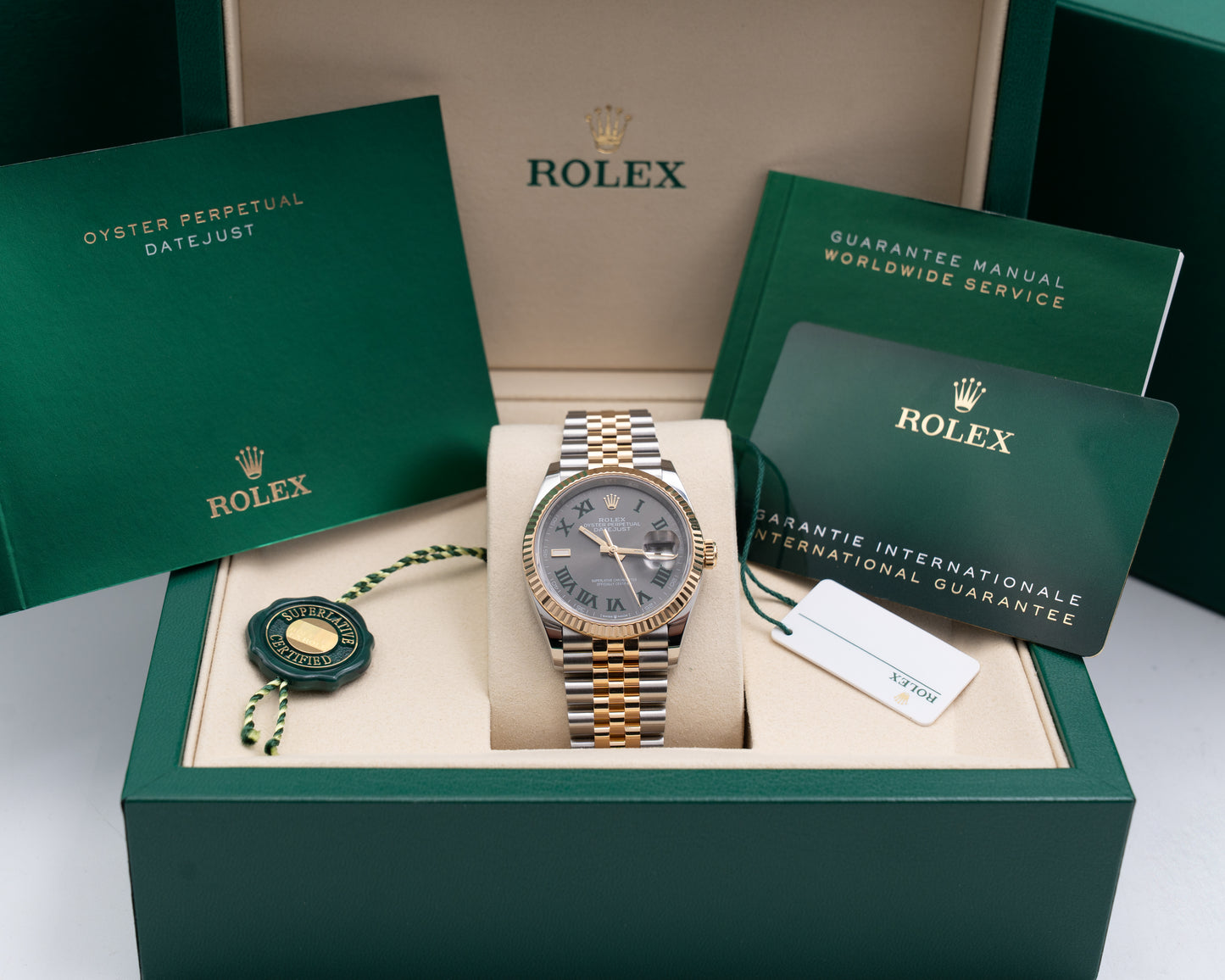Rolex Datejust 36mm 126233 Two Tone Wimbledon 2026