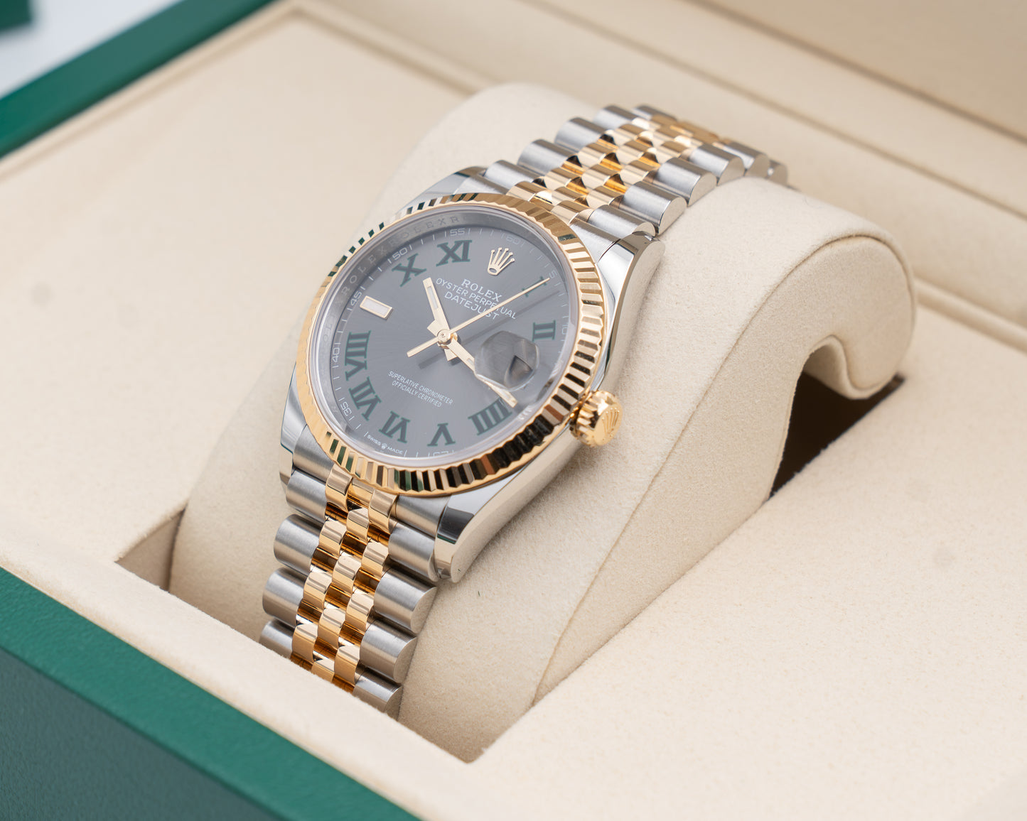 Rolex Datejust 36mm 126233 Two Tone Wimbledon 2026