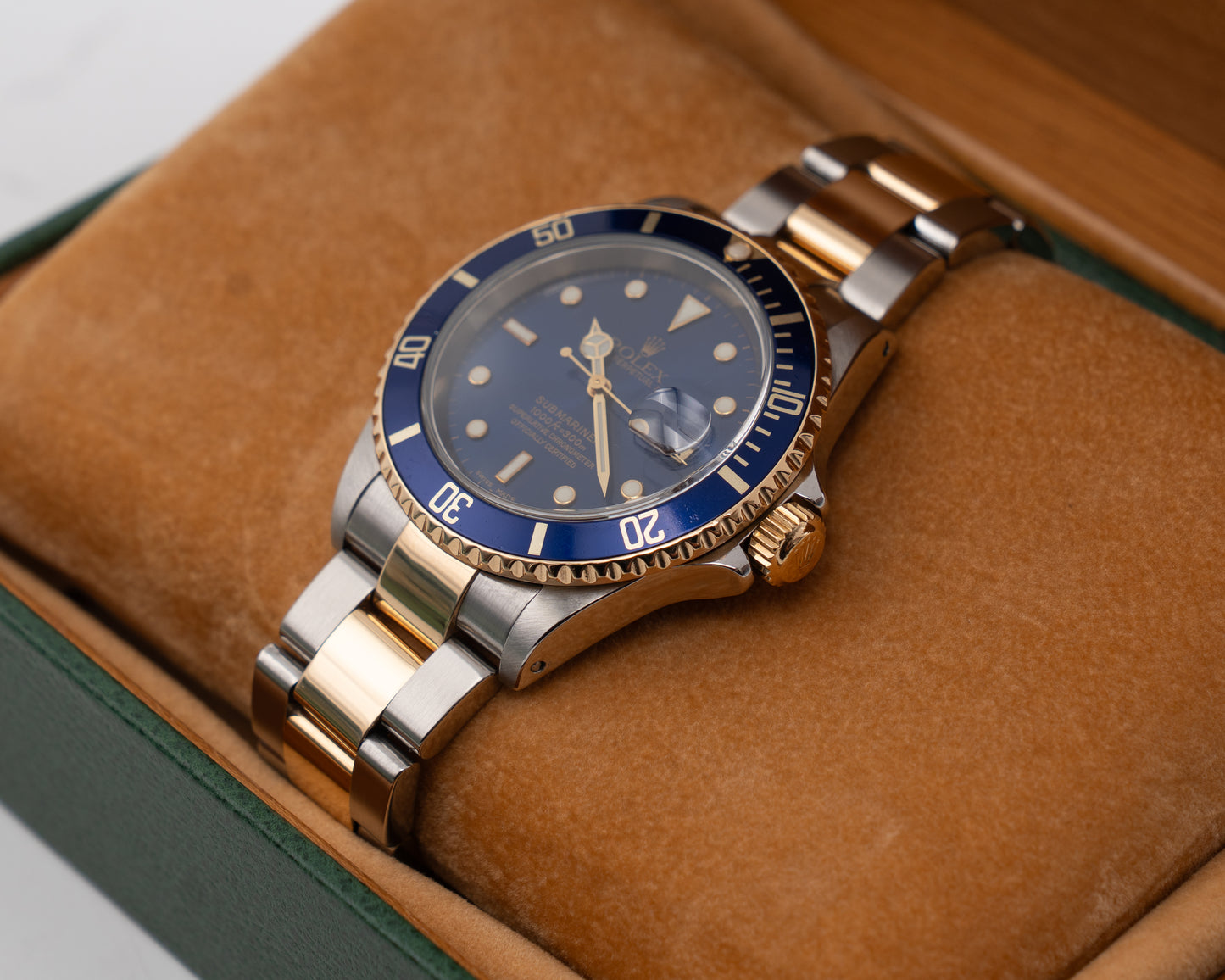 Rolex Submariner Date 40mm 16613LB Two Tone Yellow Bluesy A-Serial