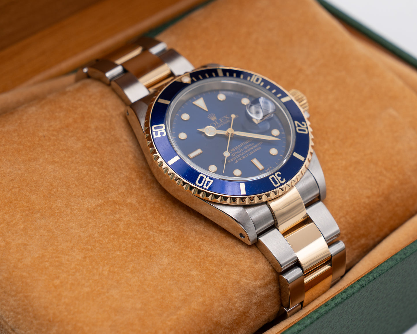 Rolex Submariner Date 40mm 16613LB Two Tone Yellow Bluesy A-Serial