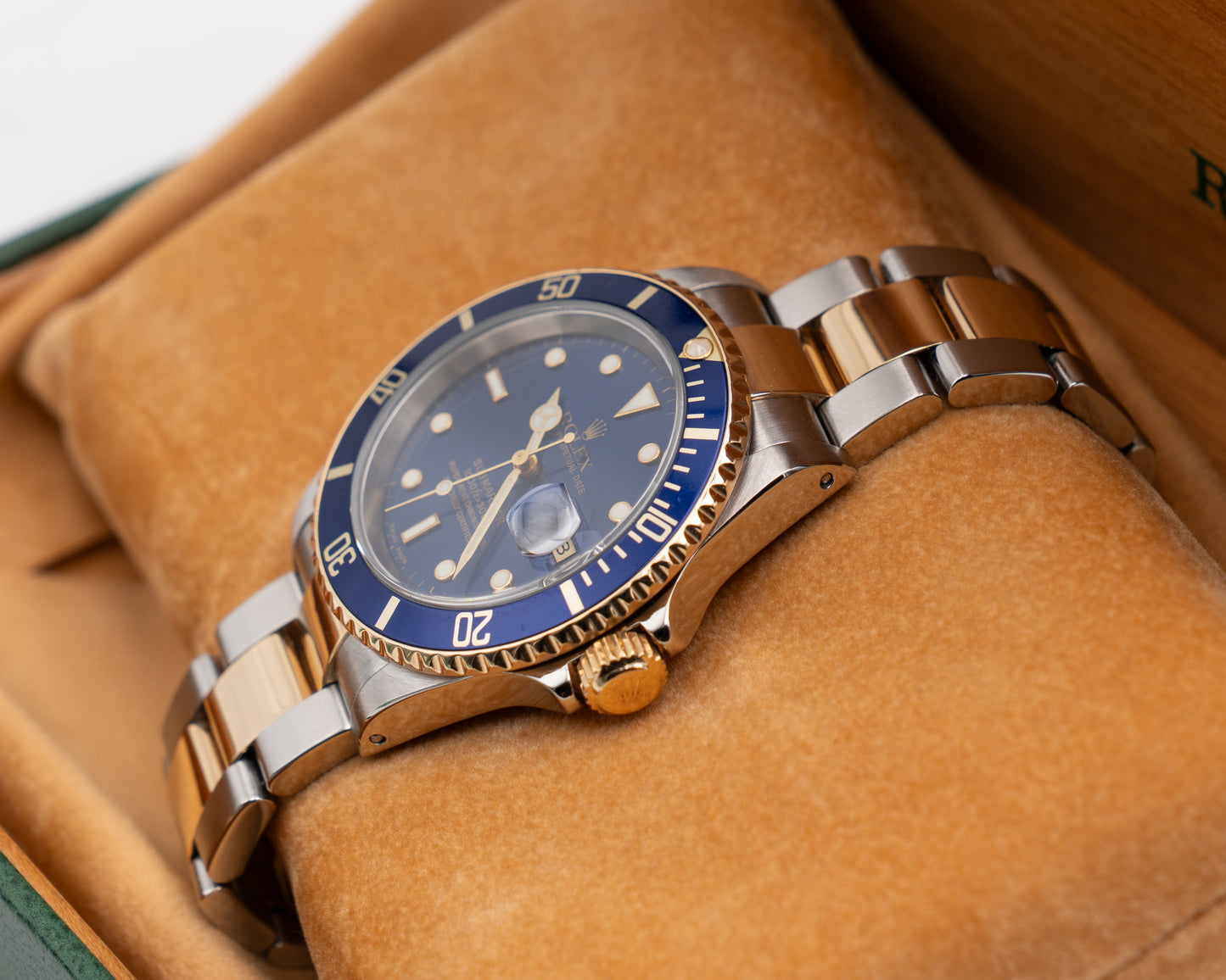 Rolex Submariner Date 40mm 16613LB Two Tone Yellow Bluesy A-Serial