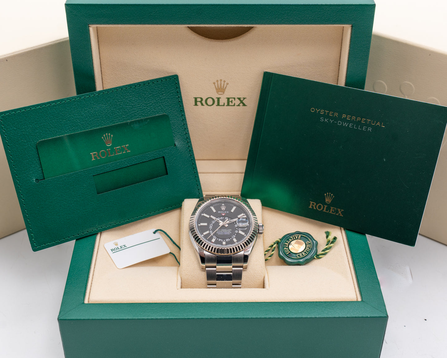Rolex Skydweller 42mm 326934 Black on Oyster 2021