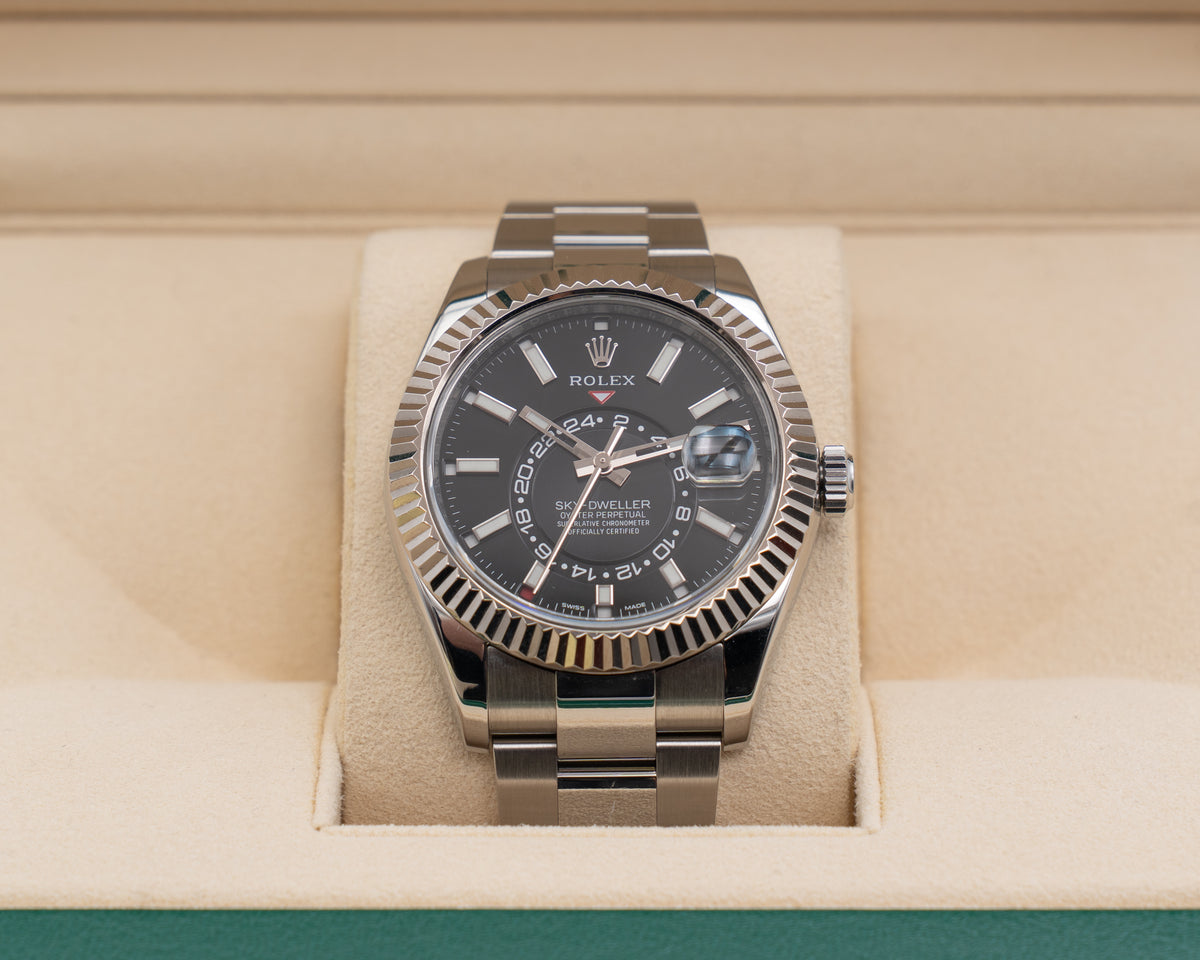 Rolex Skydweller 42mm 326934 Black on Oyster 2021