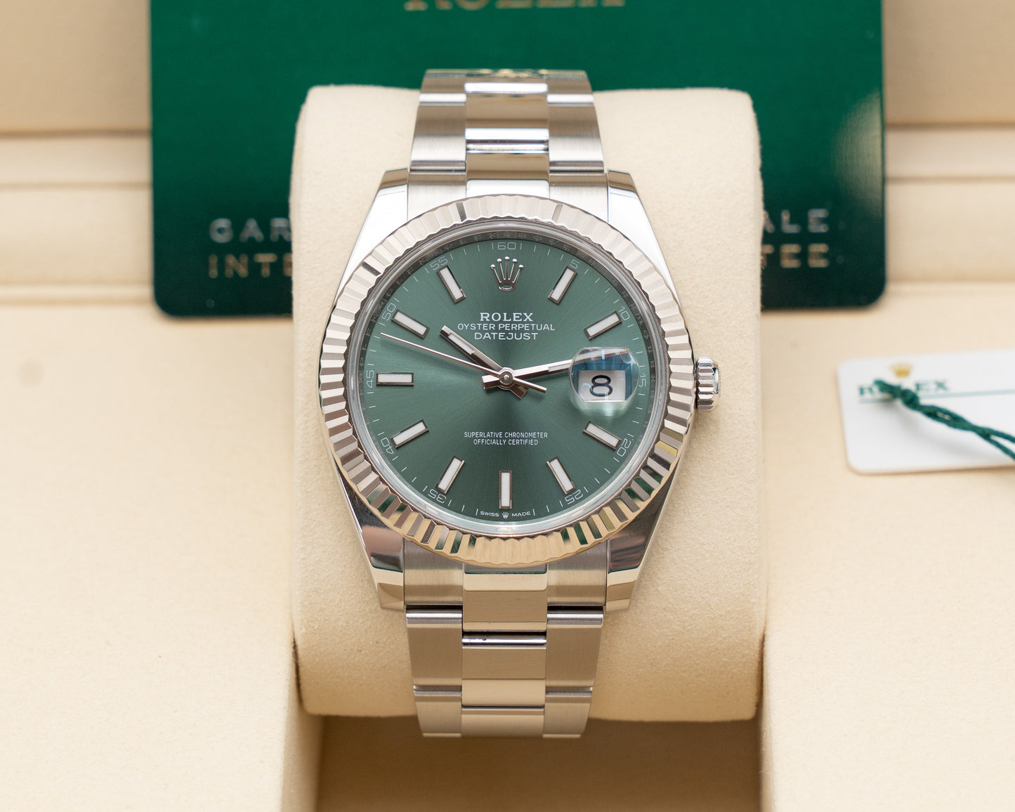 Rolex Datejust 126334 41mm Mint Green 2026