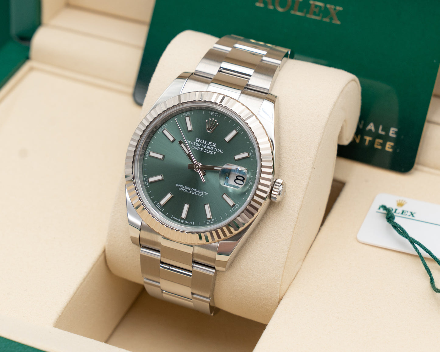 Rolex Datejust 126334 41mm Mint Green 2026