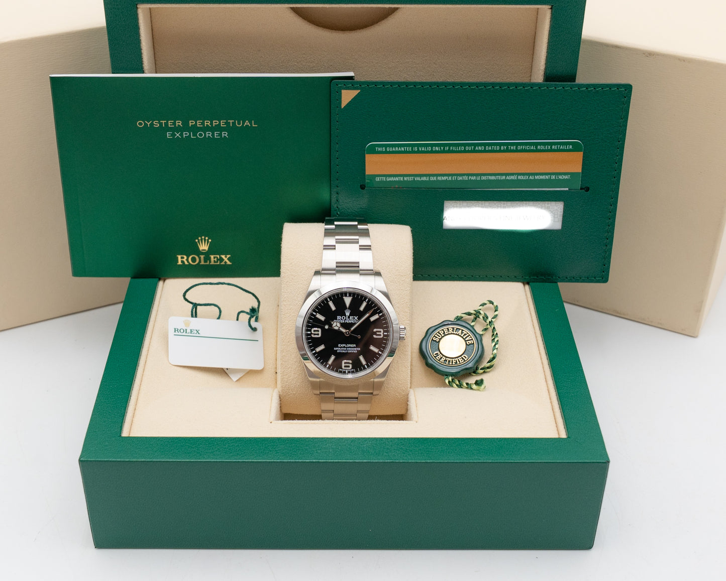 Rolex Explorer 39mm 214270 Black 2019