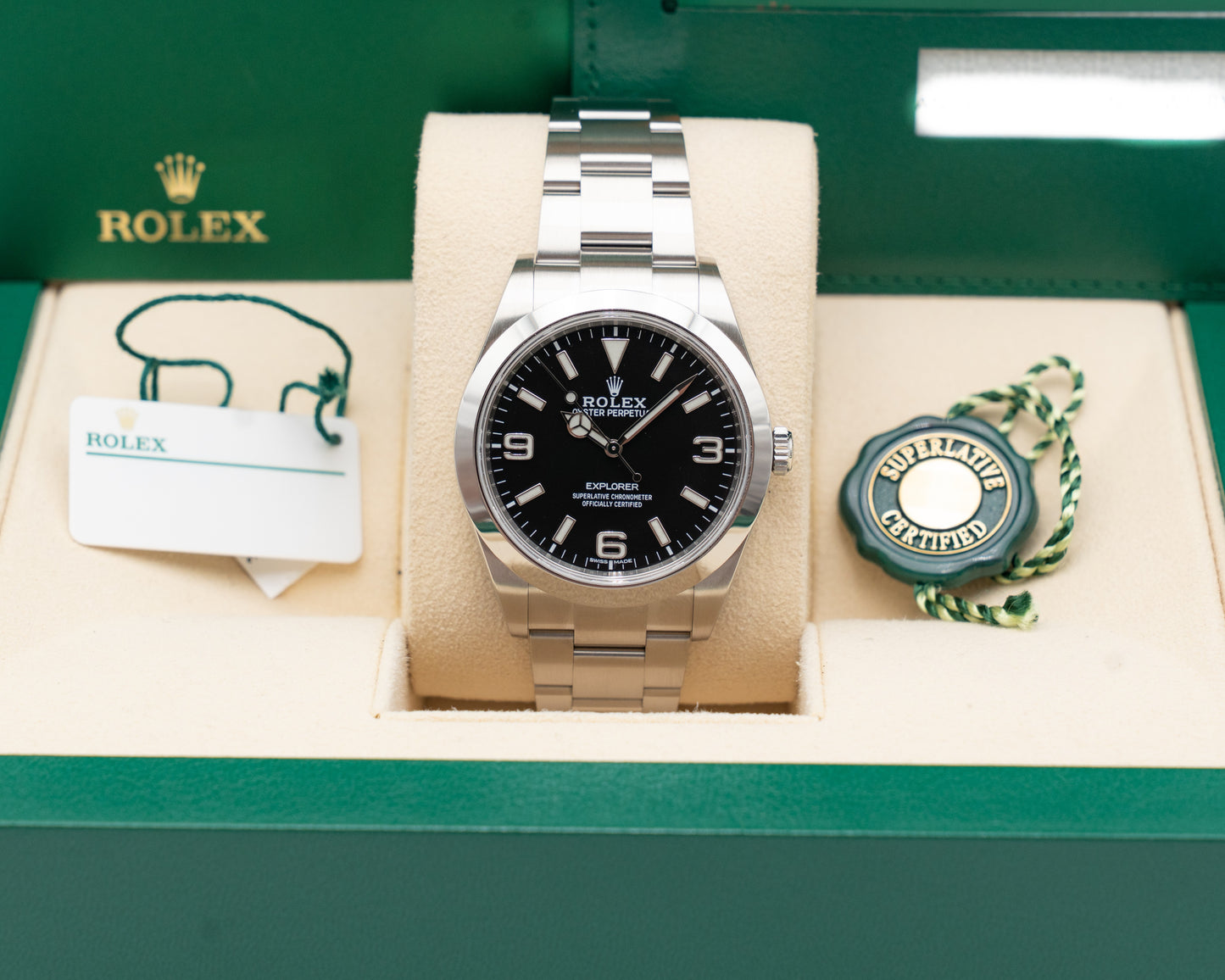 Rolex Explorer 39mm 214270 Black 2019