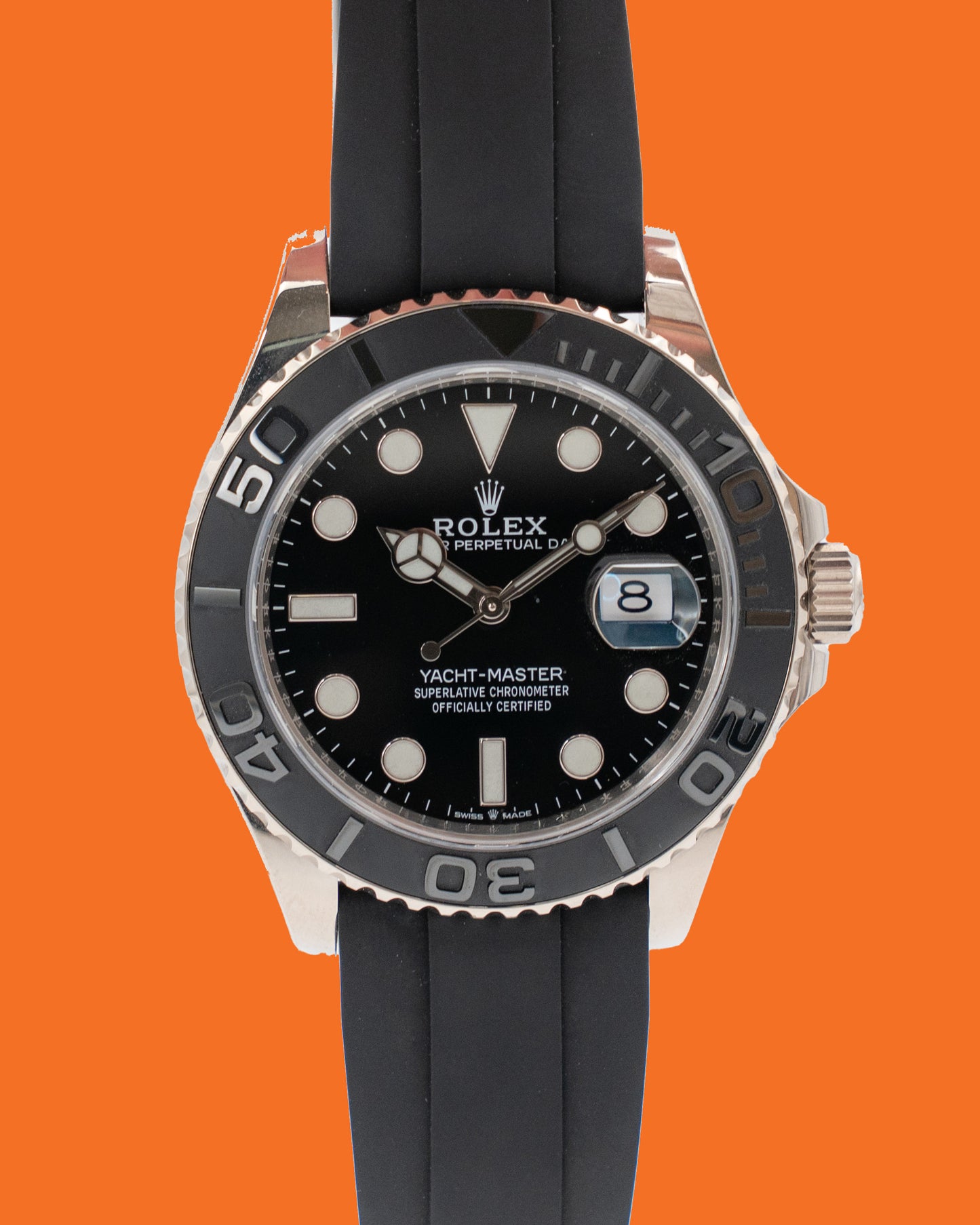 Rolex Yachtmaster 42mm 226659 White Gold on Oysterflex 2019