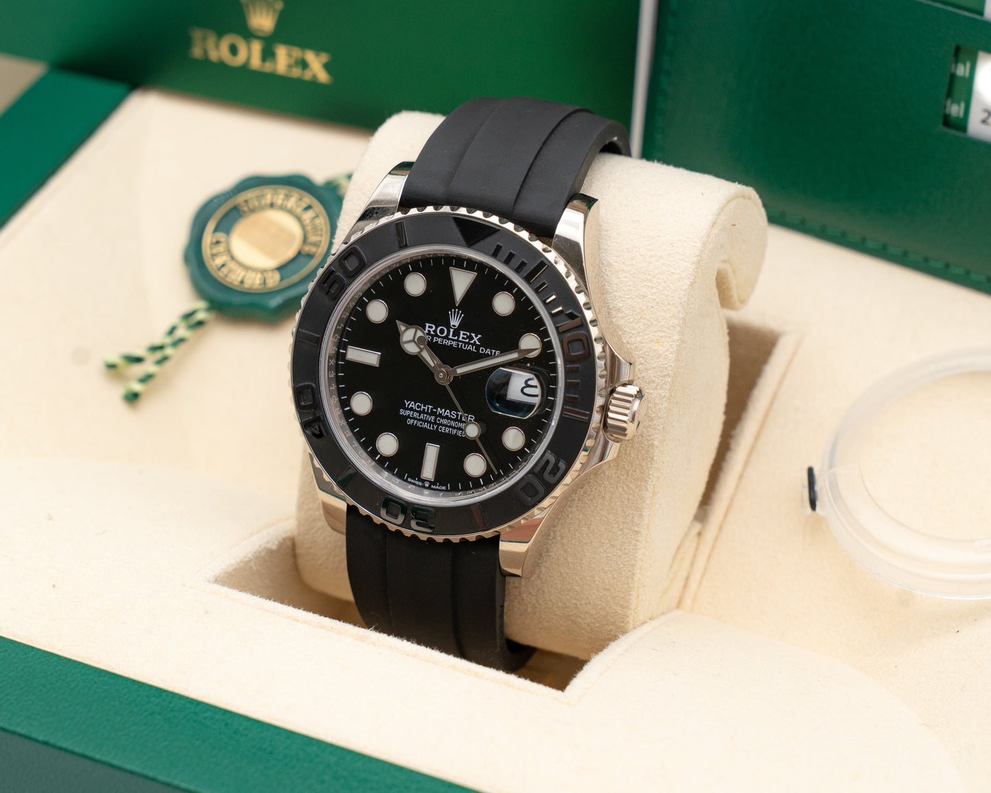 Rolex Yachtmaster 42mm 226659 White Gold on Oysterflex 2019