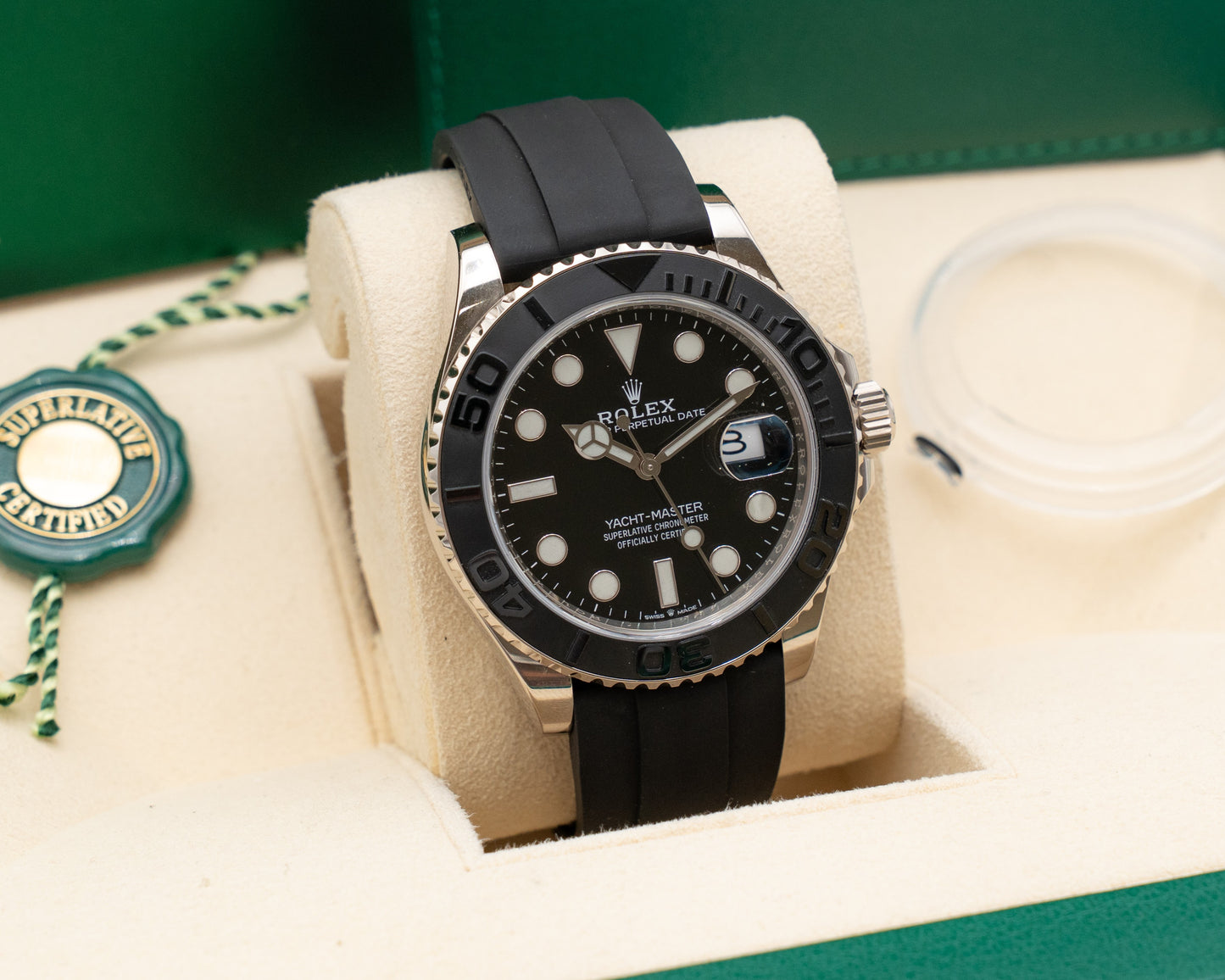 Rolex Yachtmaster 42mm 226659 White Gold on Oysterflex 2019