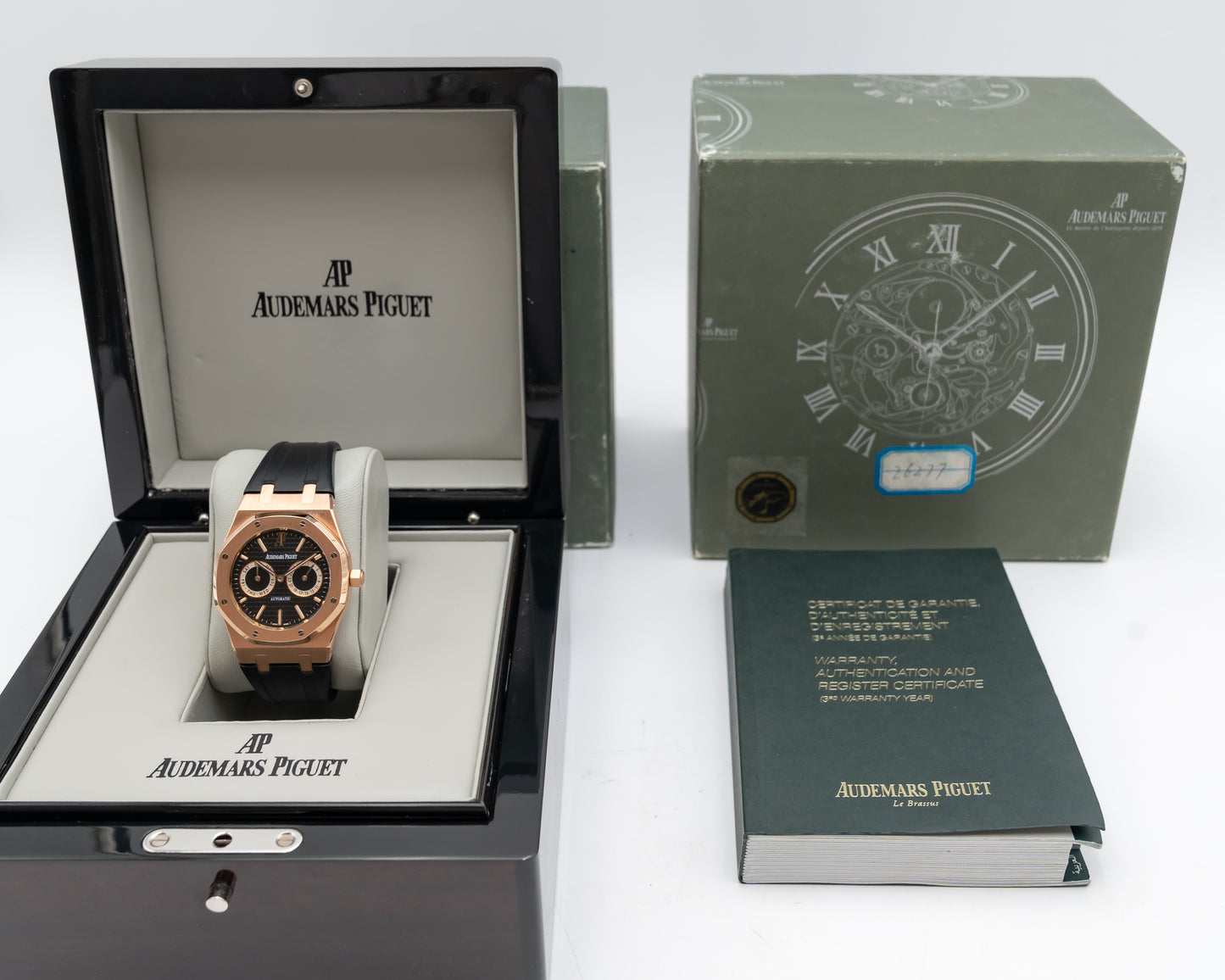 Audemars Piguet Royal Oak 39mm 26330OR Owl Day Date Pink Gold 2015