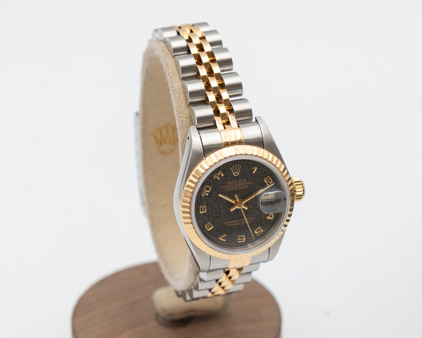 Rolex Datejust 69173 26mm Two Tone Motif Aribic Dial X serial