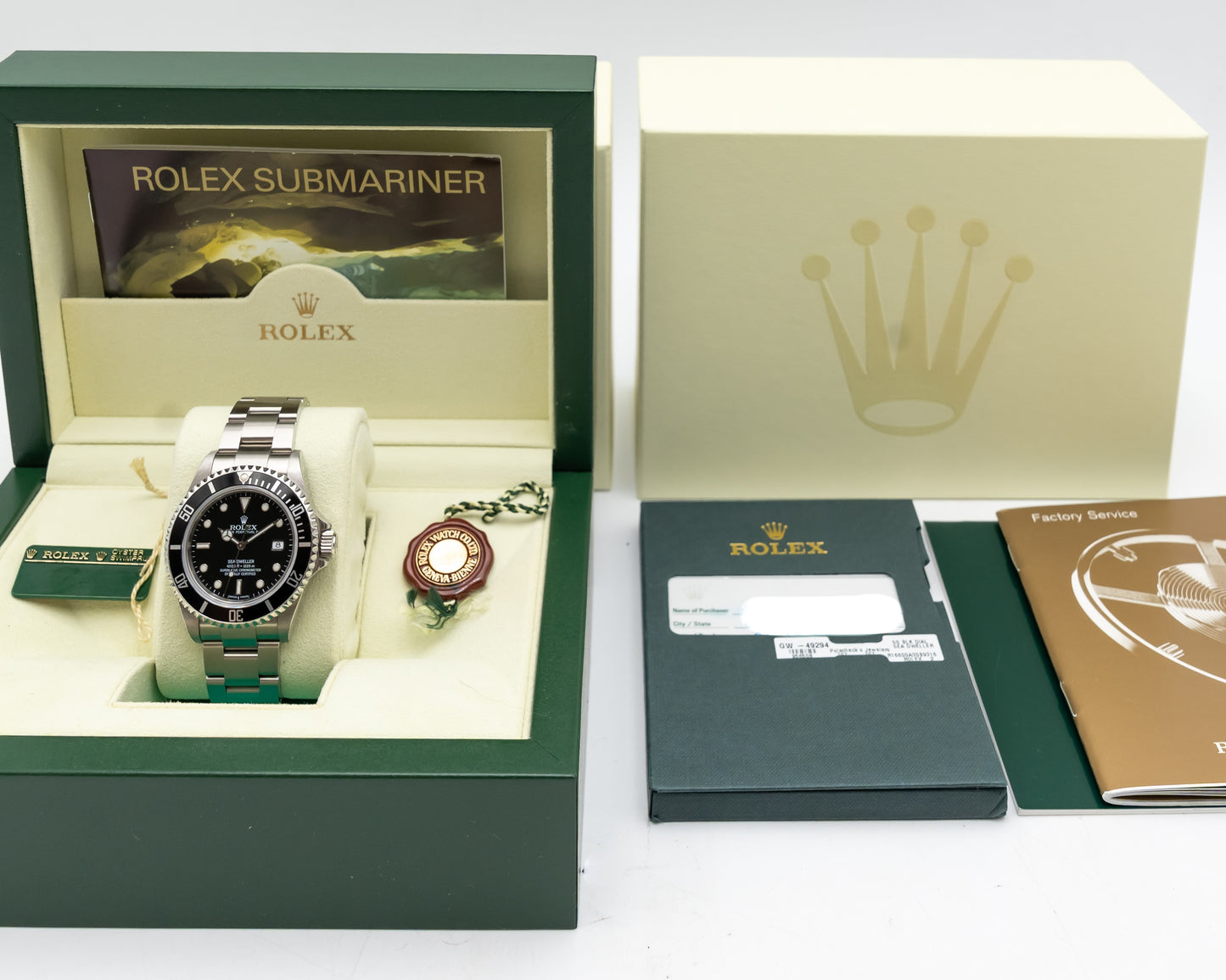 Rolex Seadweller 40mm 16600 Black 2008