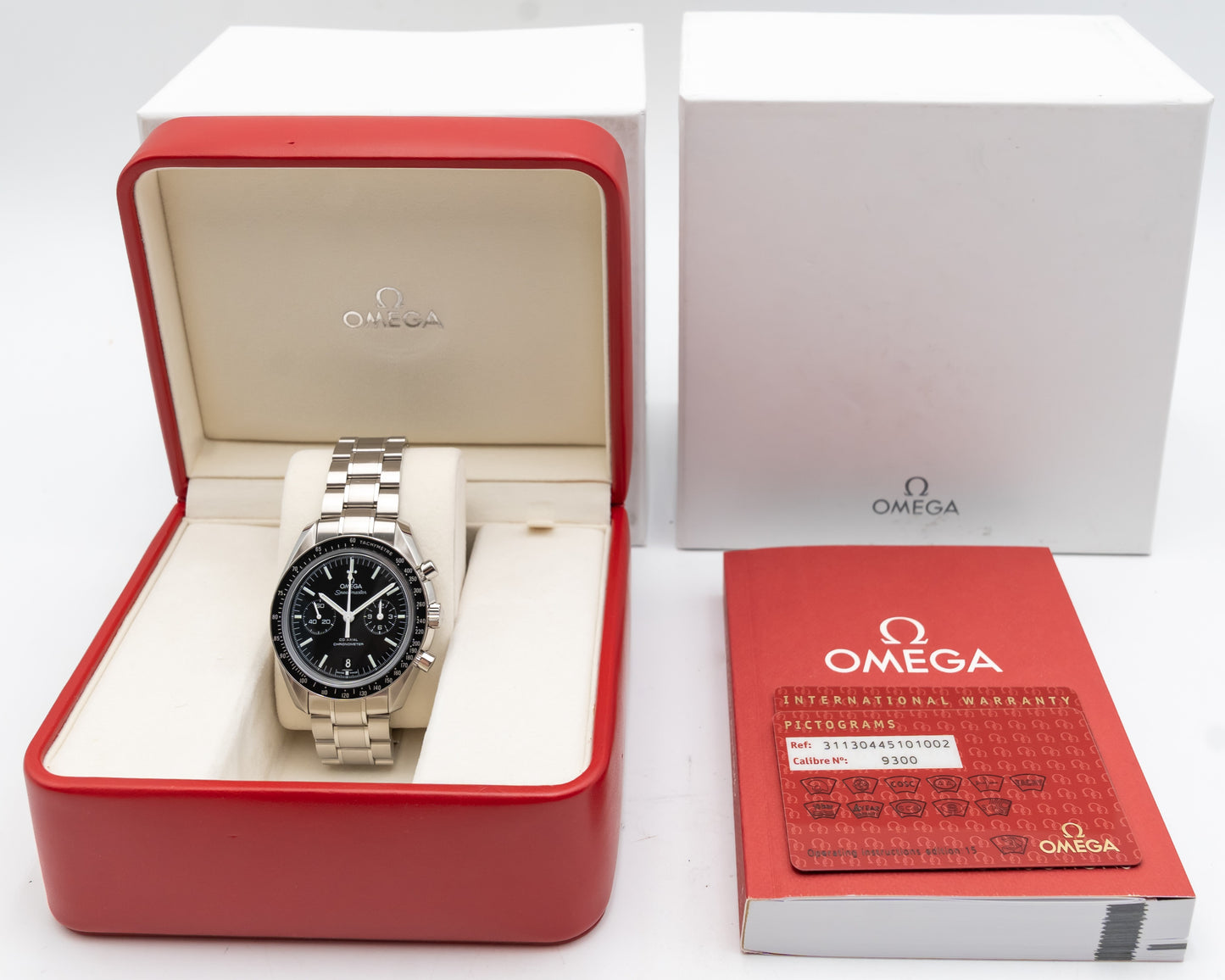 UNWORN Omega Speedmaster Moonwatch Co-Axial 44.25mm 311.30.44.51.01.002 Black Chronograph 2013