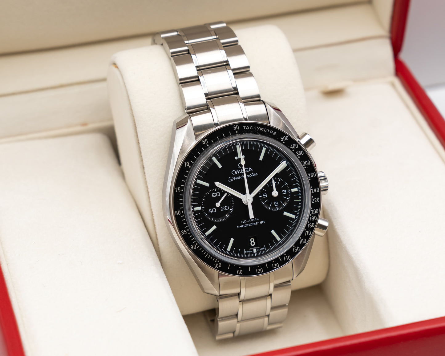 UNWORN Omega Speedmaster Moonwatch Co-Axial 44.25mm 311.30.44.51.01.002 Black Chronograph 2013