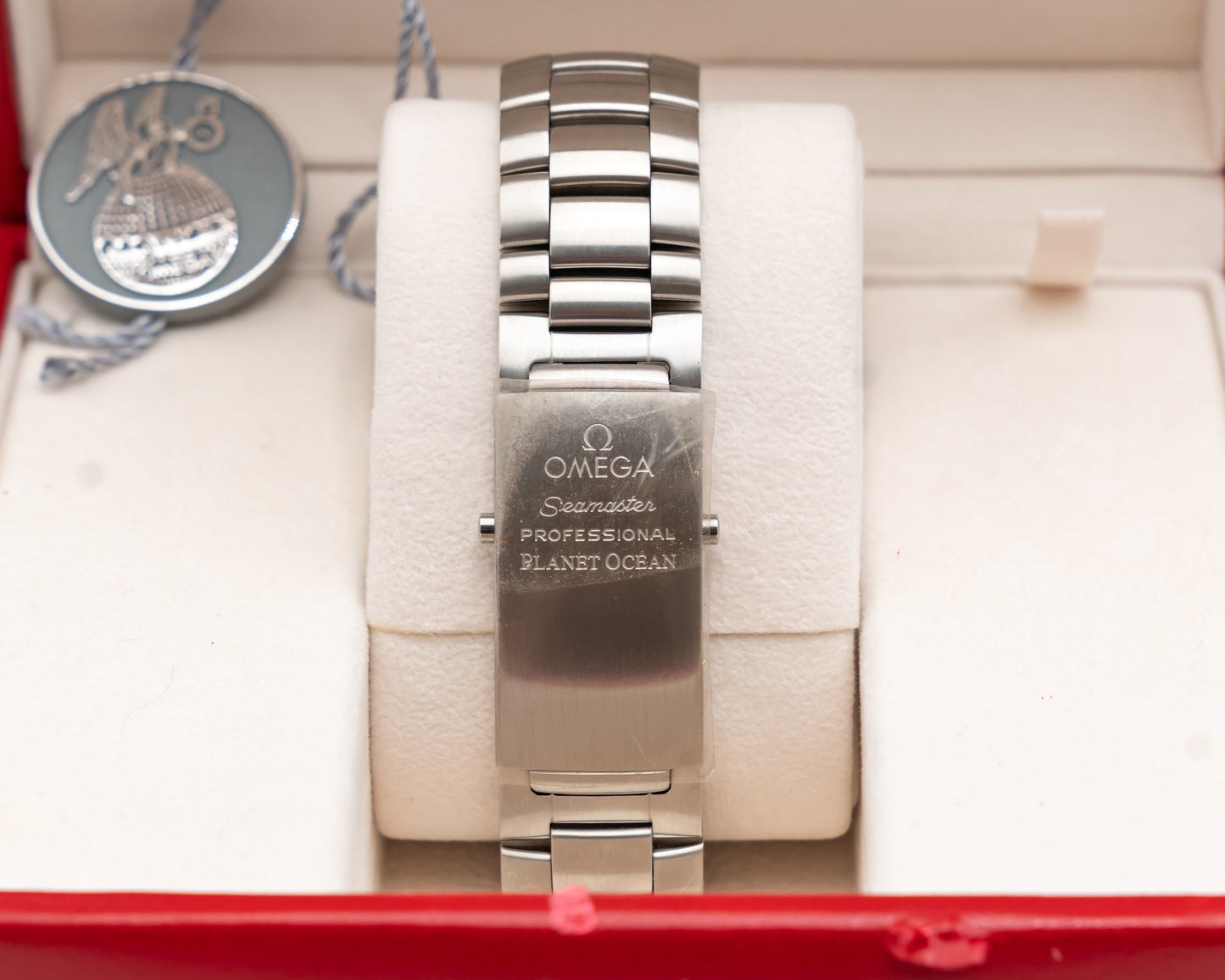 UNWORN Omega Seamaster Planet Ocean 600M 45.5mm 2208.50.00 Stainless Steel / Orange Co-Axial