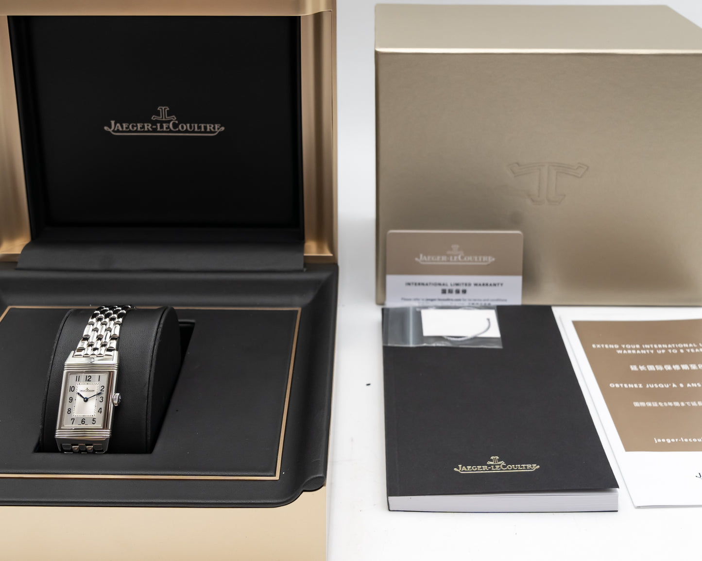 Jaeger LeCoultre Reverso Classique 40x24.4mm Q2548140 White Dial On Bracelet 2024