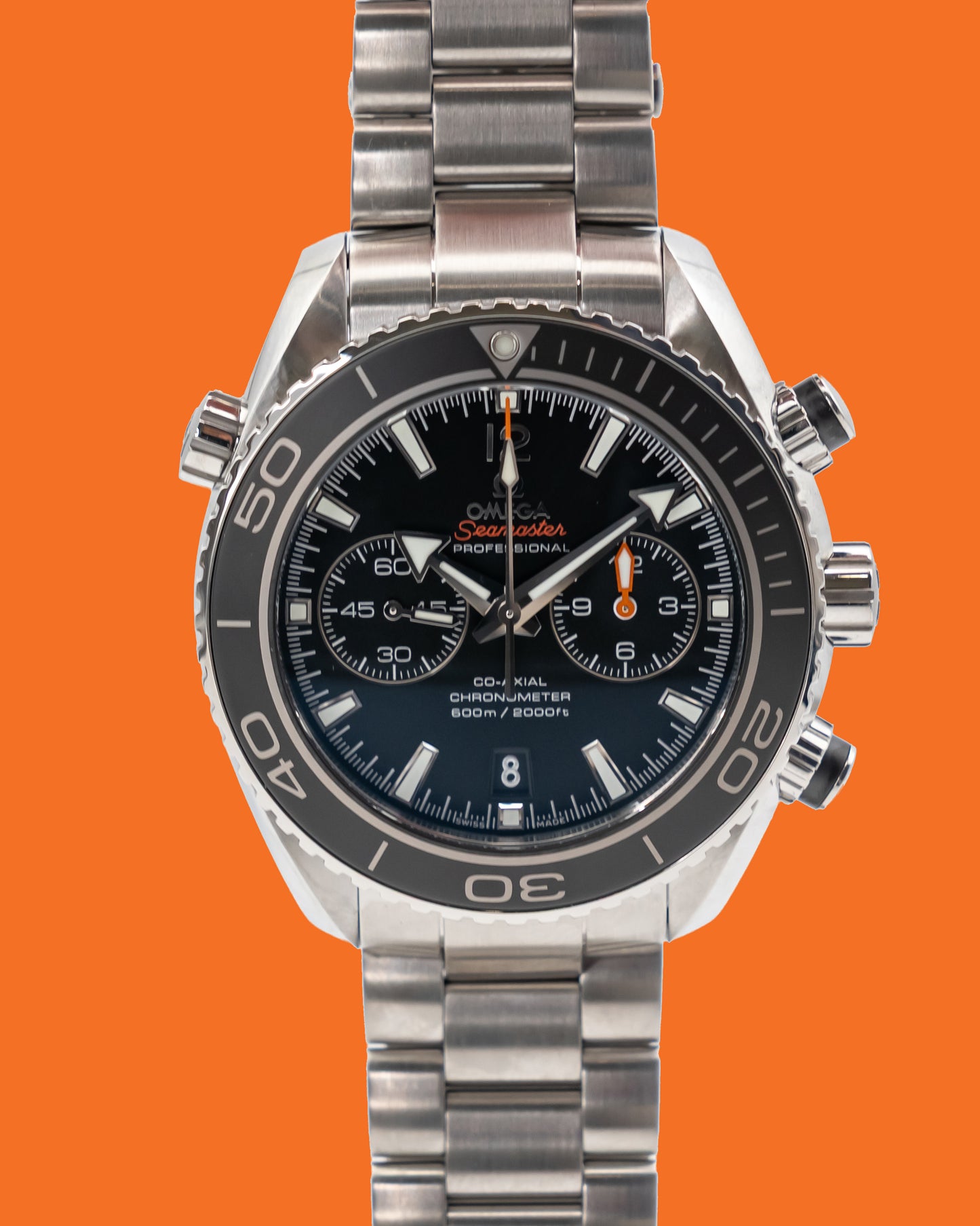 UNWORN Omega Seamaster Planet Ocean 600M Co-Axial Chronograph 45.5mm 232.30.46.51.01.001 Black Dial 2013