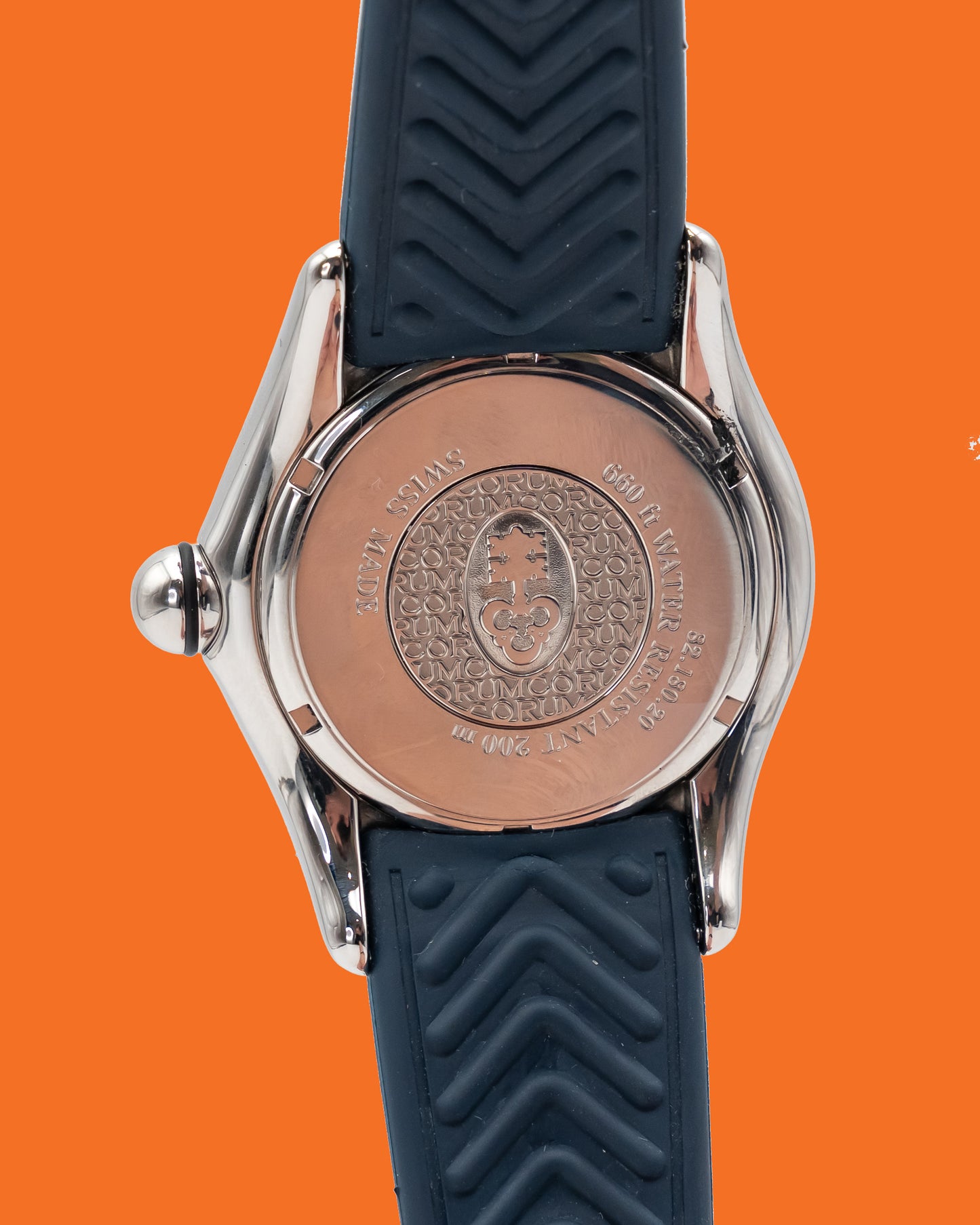 UNWORN Corum Bubble Diver 82.180.20 Blue Automatic