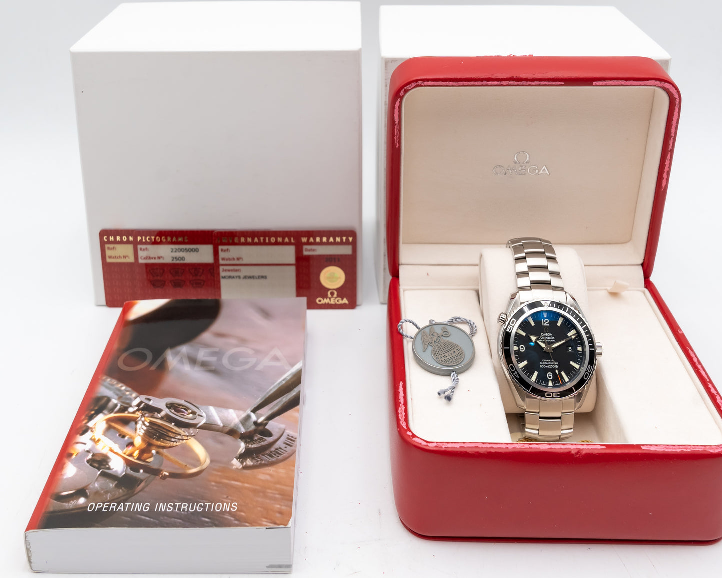 UNWORN Omega Seamaster Planet Ocean 600M 45.5mm 2200.50.00 Stainless Steel Black