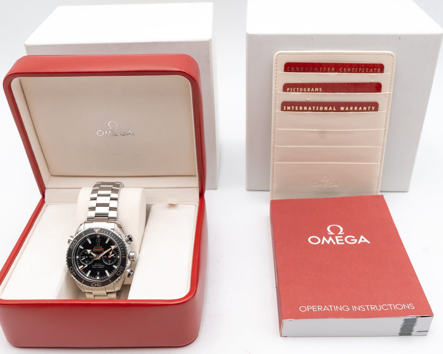 UNWORN Omega Seamaster Planet Ocean 600M 45.5mm 232.30.46.51.01.001 Chronograph Black