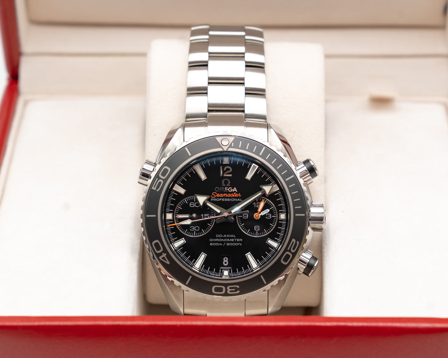 UNWORN Omega Seamaster Planet Ocean 600M 45.5mm 232.30.46.51.01.001 Chronograph Black
