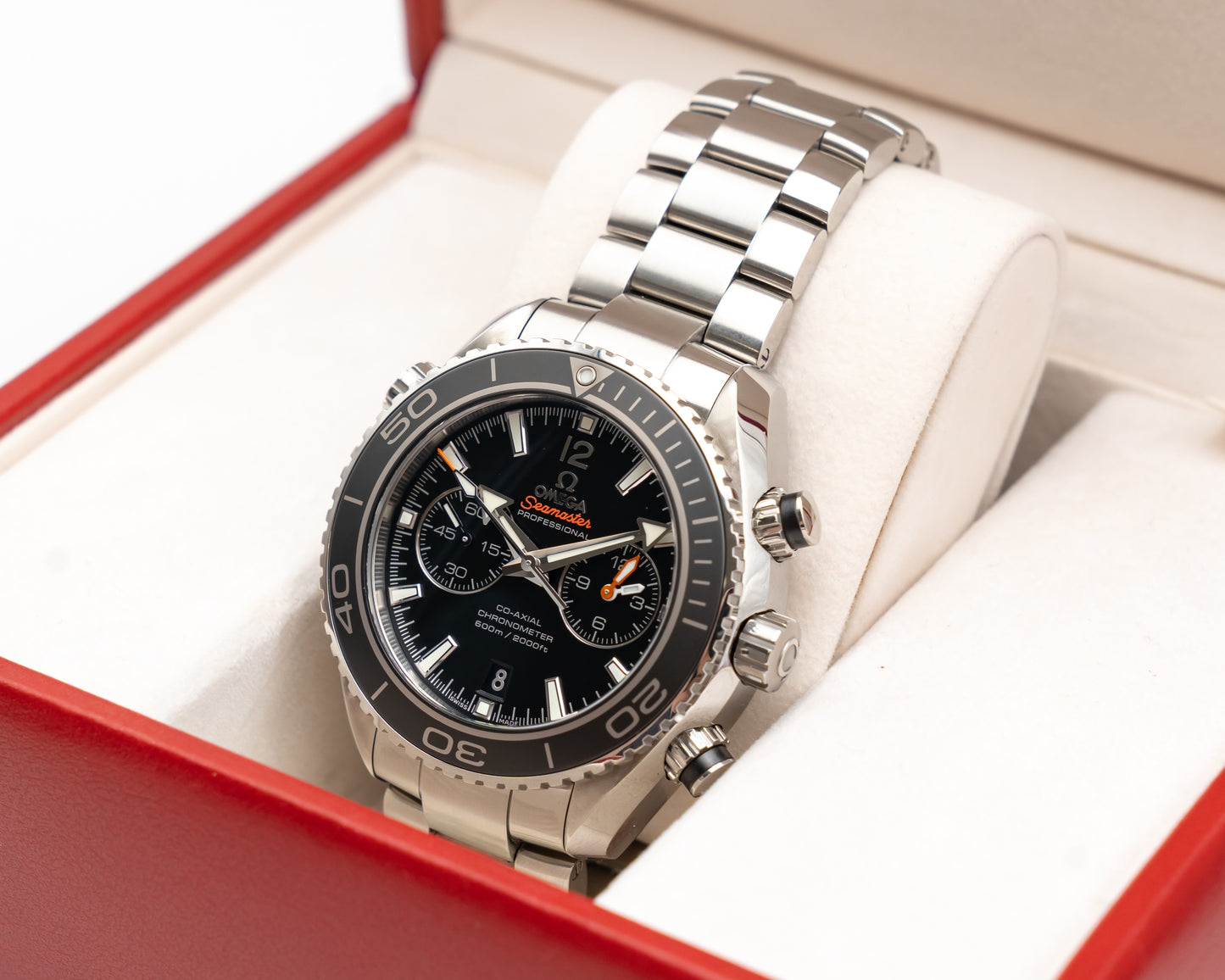 UNWORN Omega Seamaster Planet Ocean 600M 45.5mm 232.30.46.51.01.001 Chronograph Black