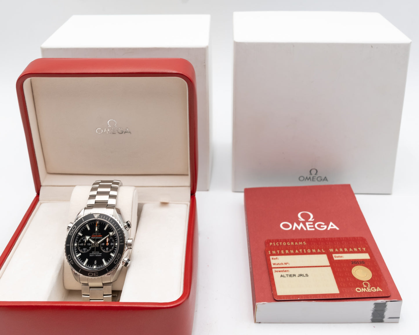 UNWORN Omega Seamaster Planet Ocean 600M Co-Axial Chronograph 45.5mm 232.30.46.51.01.001 Black Dial 2013
