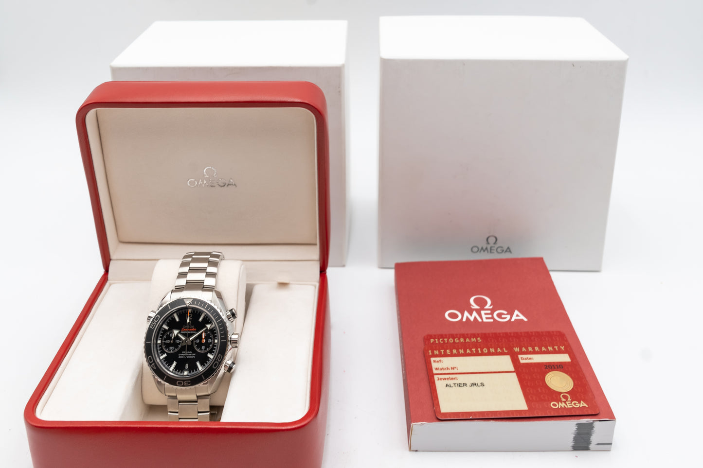 UNWORN Omega Seamaster Planet Ocean 600M Co-Axial Chronograph 45.5mm 232.30.46.51.01.001 Black Dial 2013