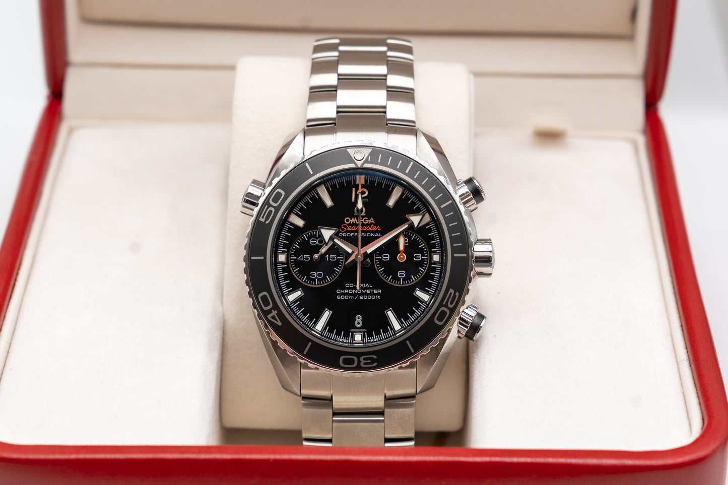 UNWORN Omega Seamaster Planet Ocean 600M Co-Axial Chronograph 45.5mm 232.30.46.51.01.001 Black Dial 2013