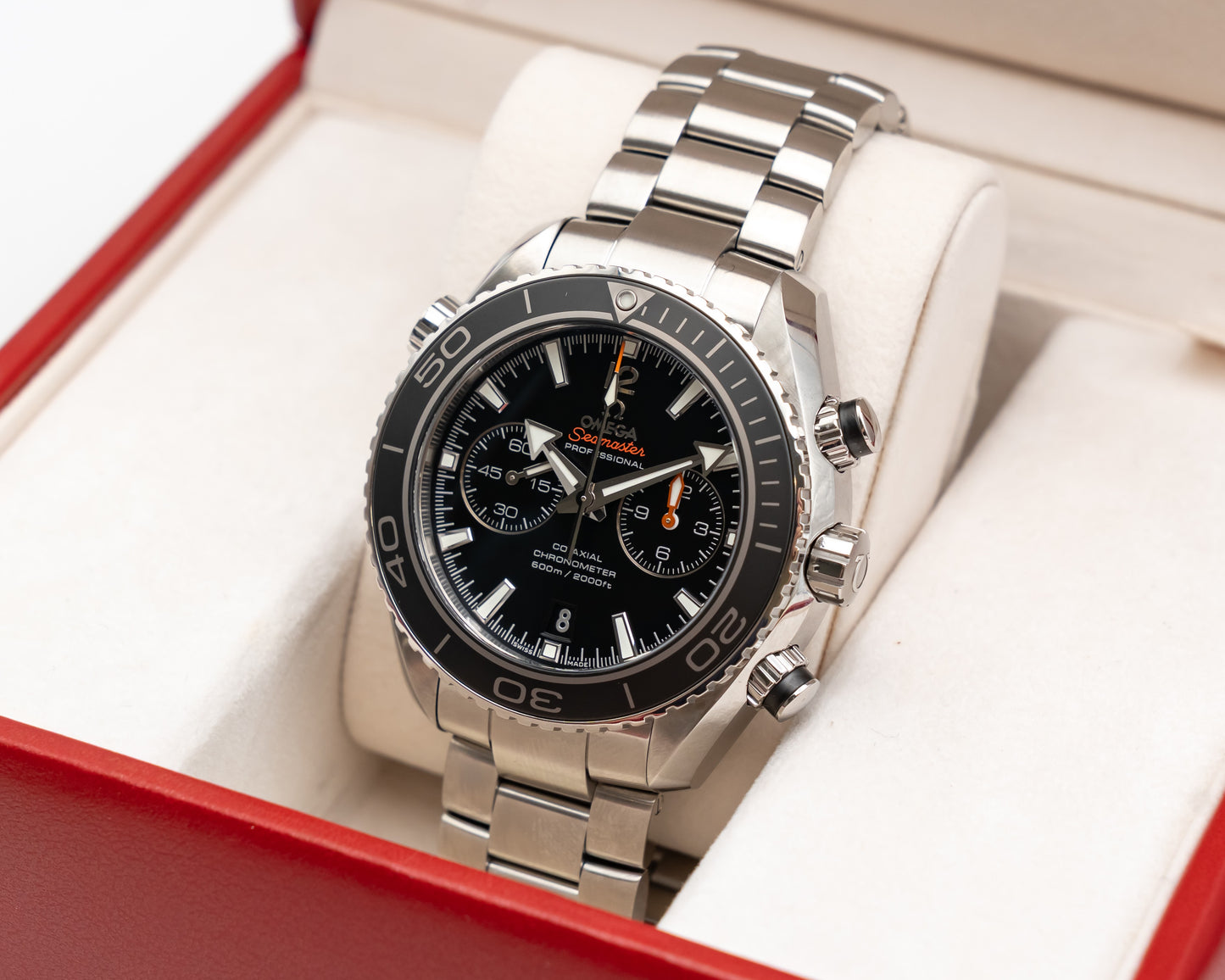 UNWORN Omega Seamaster Planet Ocean 600M Co-Axial Chronograph 45.5mm 232.30.46.51.01.001 Black Dial 2013