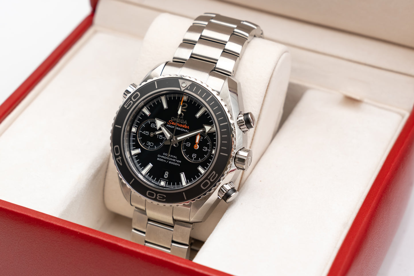 UNWORN Omega Seamaster Planet Ocean 600M Co-Axial Chronograph 45.5mm 232.30.46.51.01.001 Black Dial 2013