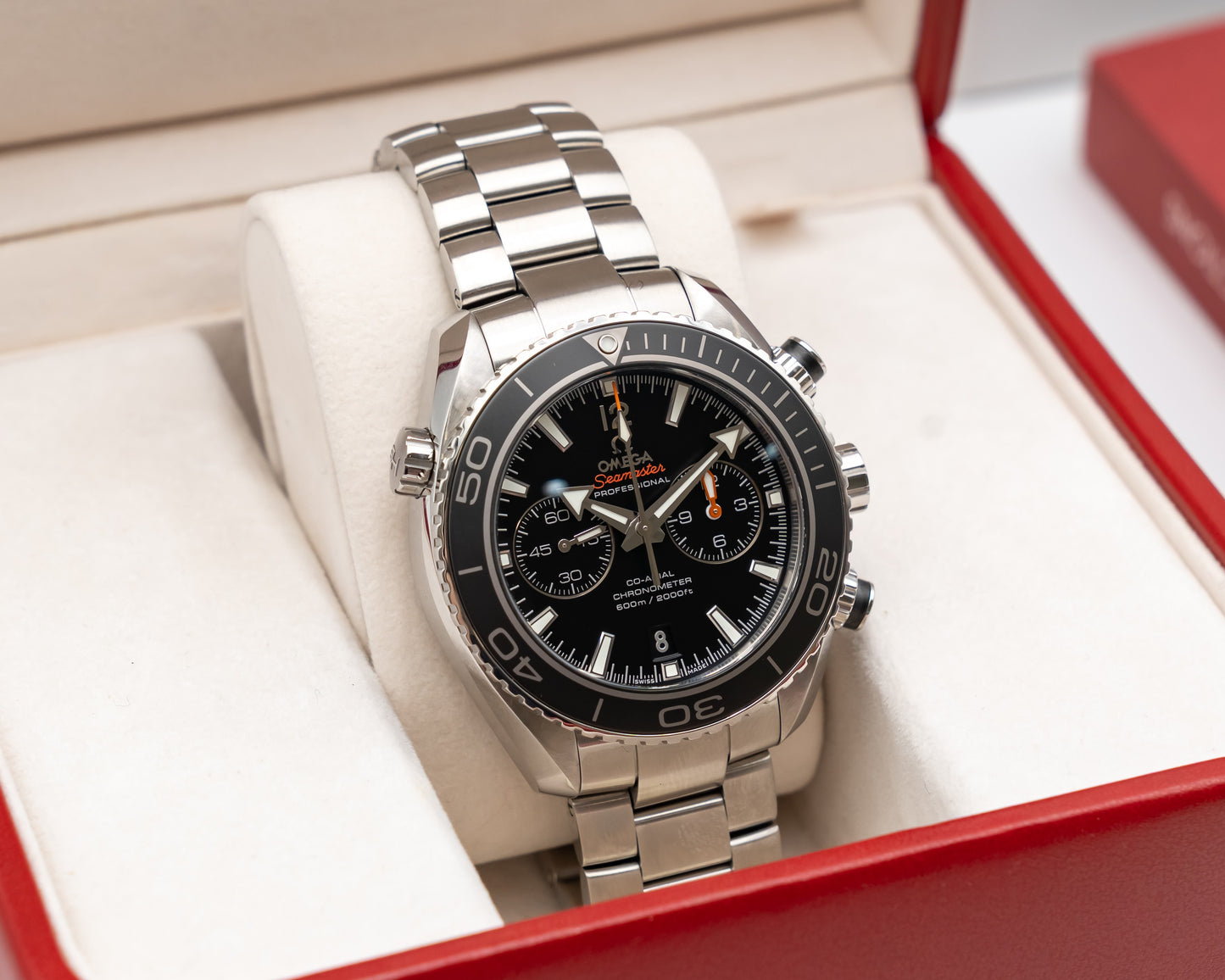 UNWORN Omega Seamaster Planet Ocean 600M Co-Axial Chronograph 45.5mm 232.30.46.51.01.001 Black Dial 2013