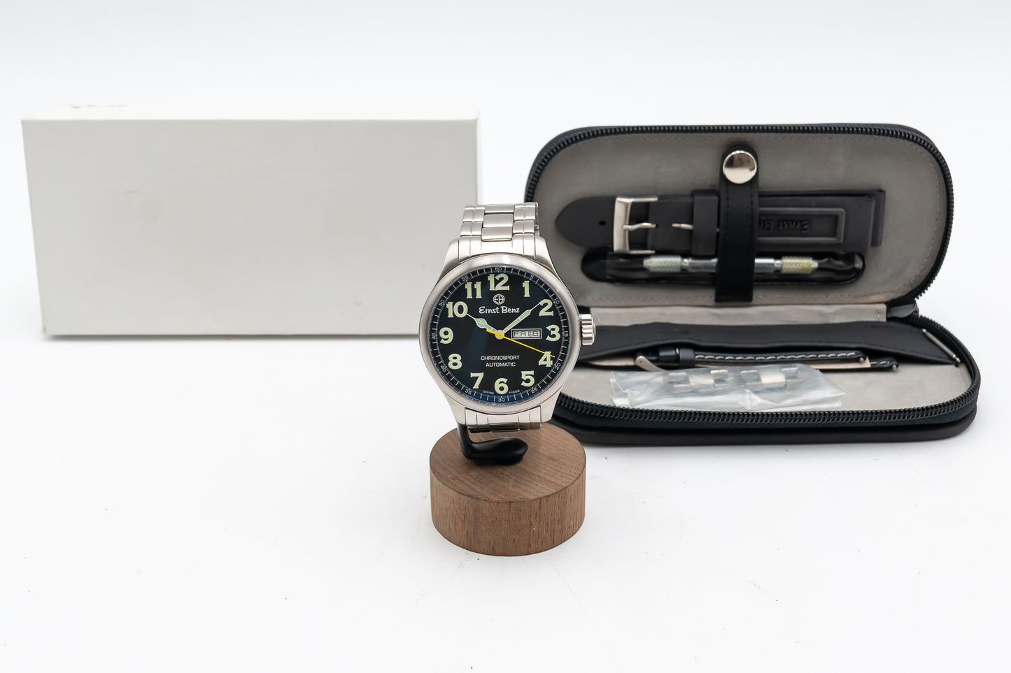 Ernst Benz Chronosport 47mm GC 3000 Day Date Pilot Watch