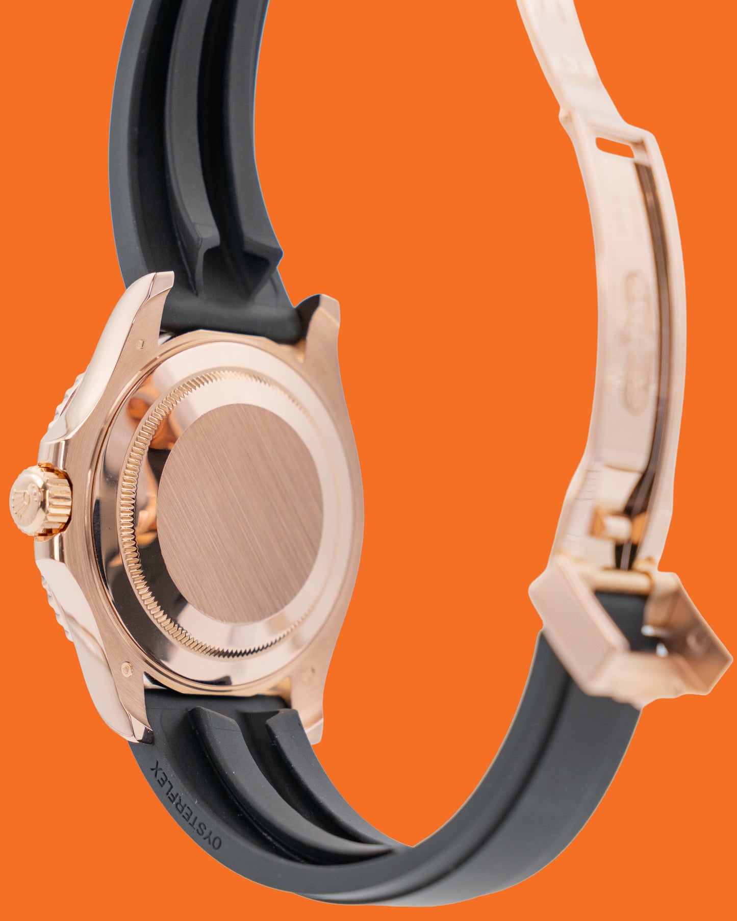 Rolex Yachtmaster 40mm 116655 Rose Gold Oysterflex