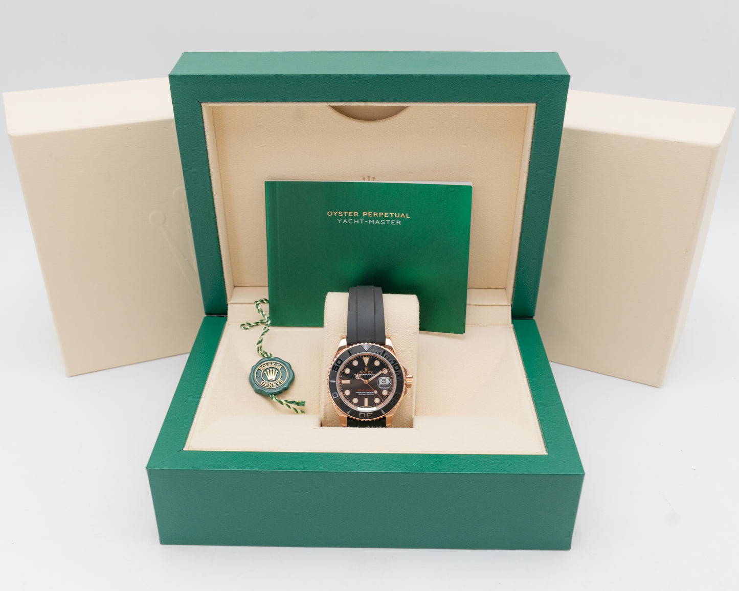 Rolex Yachtmaster 40mm 116655 Rose Gold Oysterflex