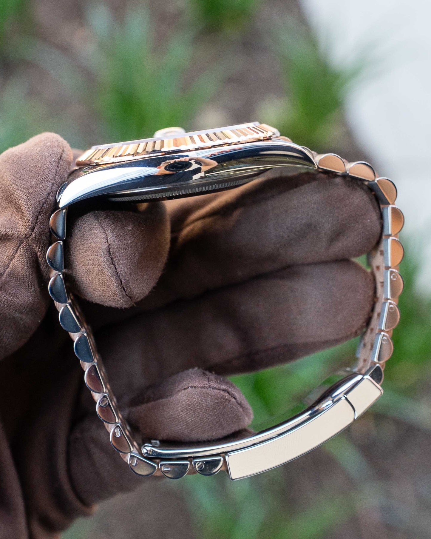 Rolex Datejust 41mm 126331 Two Tone Rose Gold Grey Motif Dial 2023
