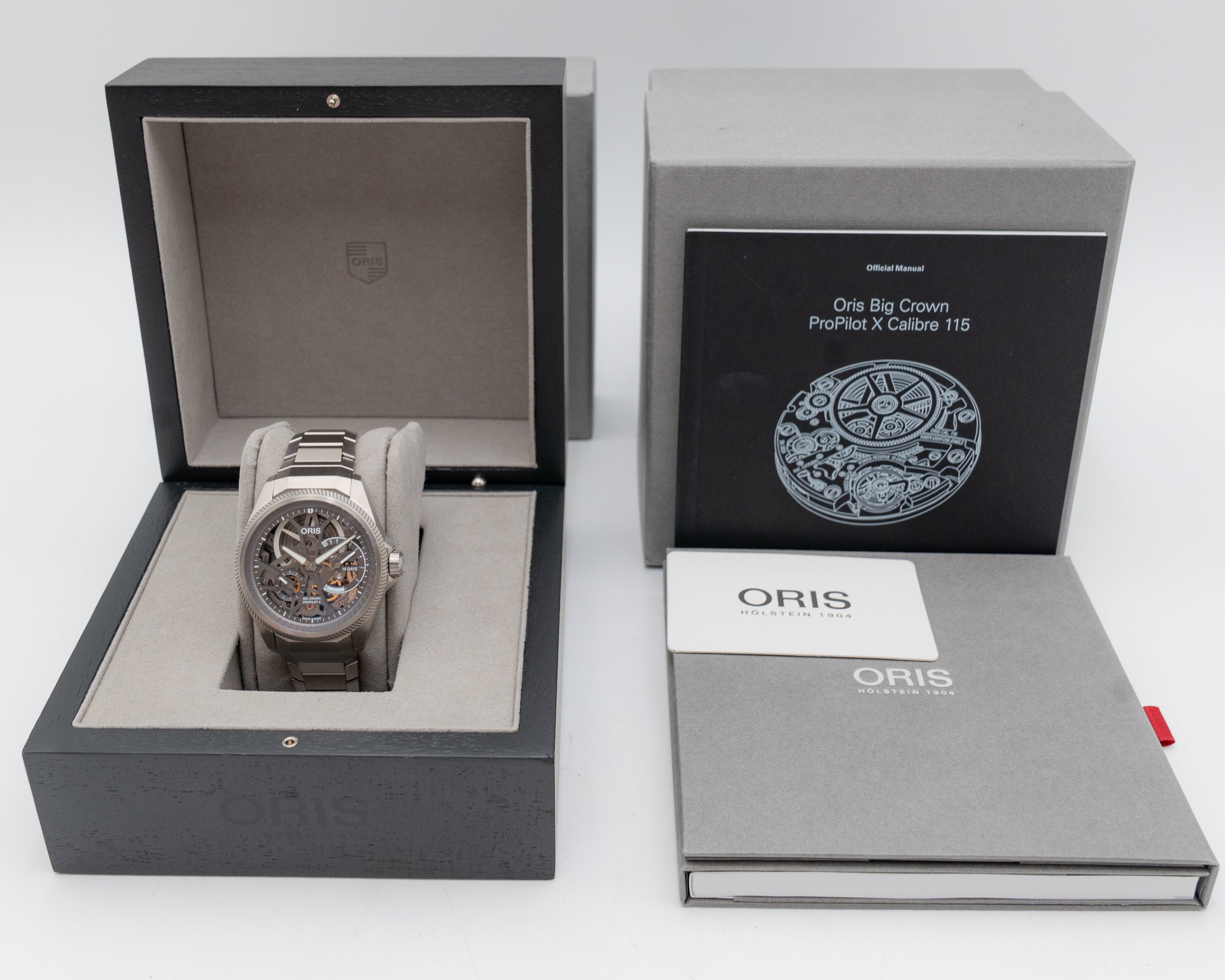 夢100 オズワルド　オリオン　グラッド　セット Oris Big Crown Pro Pilot X Cal. 115 / 44mm Titanium Skeleton 10