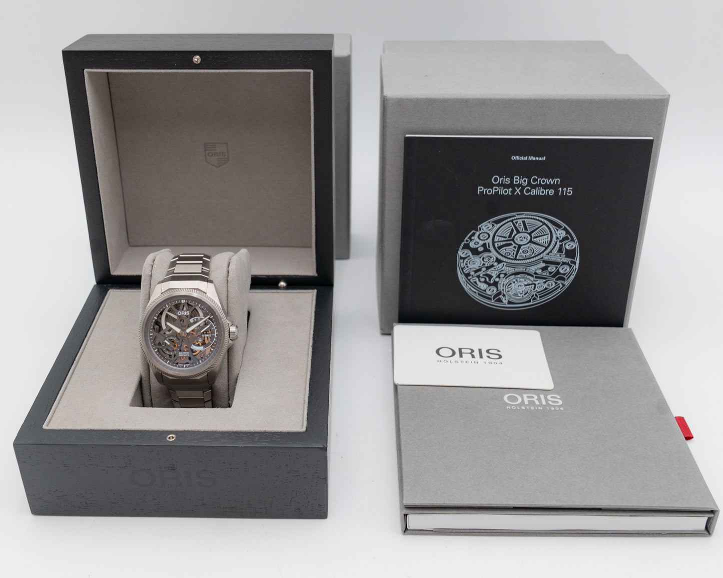Oris Big Crown Pro Pilot X Cal. 115 / 44mm Titanium Skeleton 10 day reserve 01 115 7759 7153