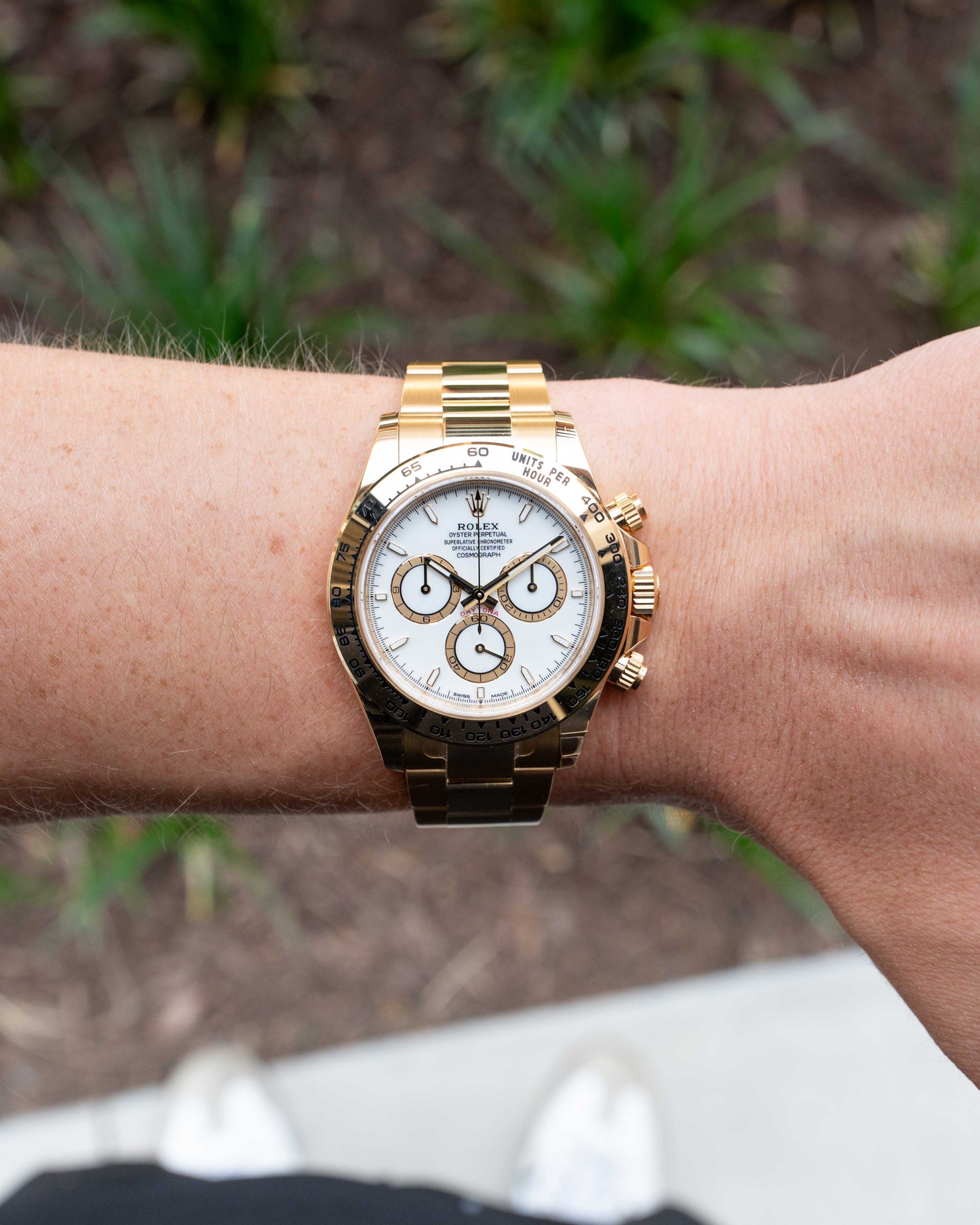 Rolex Daytona 40mm 126508 Yellow Gold White Dial 2024