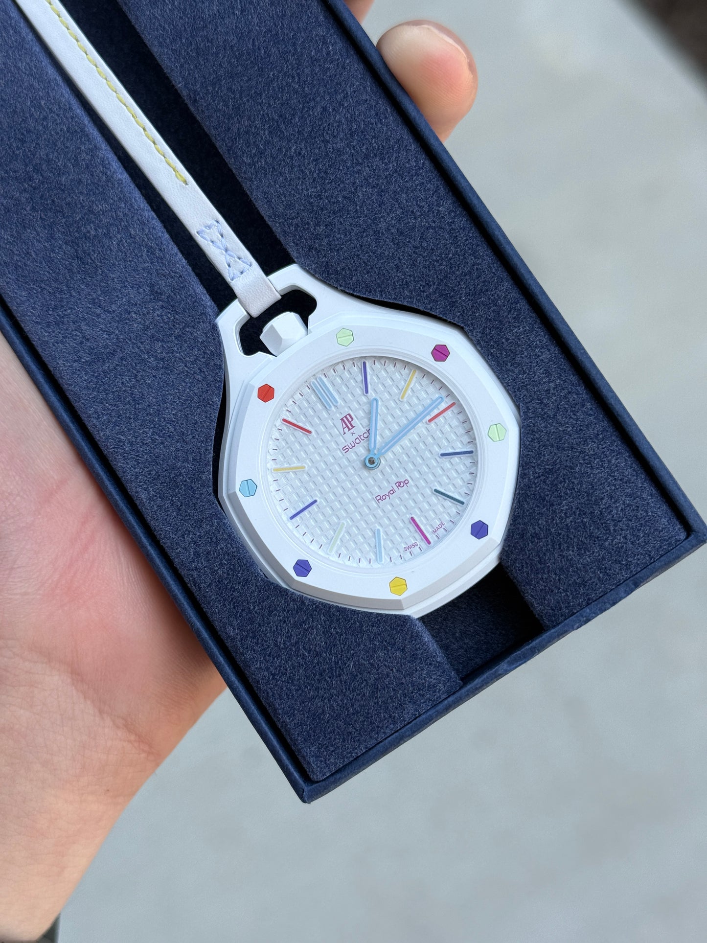 Audemars Piguet x Swatch Royal Pop Huit Blanc
