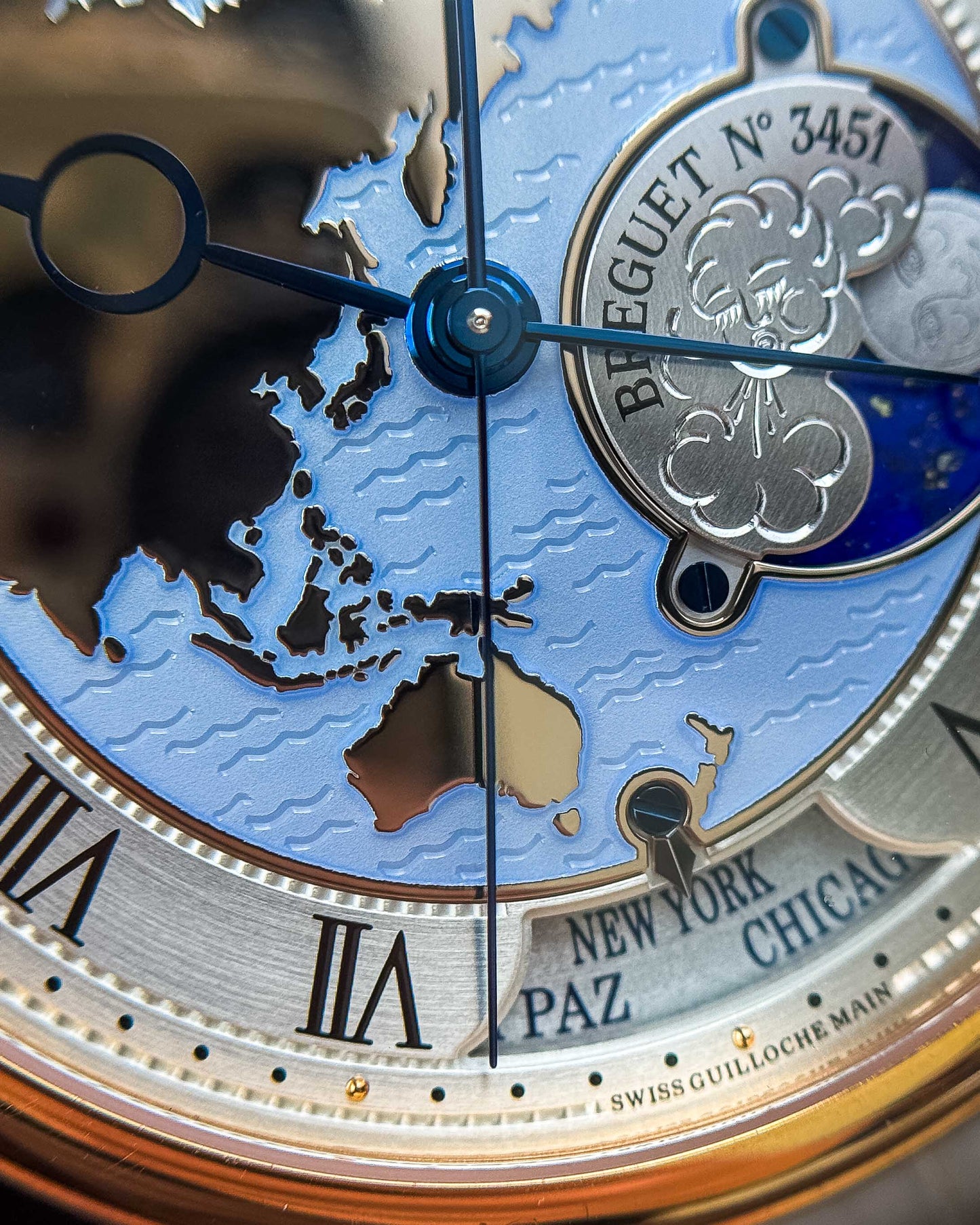 Breguet Classique Hora Mundi 43mm 5717BR/US/9ZU World Timer Rose Gold 2012